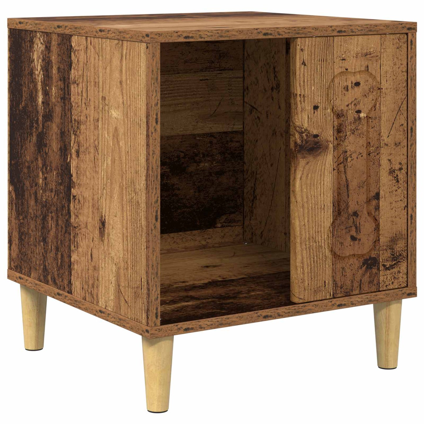 Dog House Old Wood 44 x 42 x 49 cm Engineered Wood
