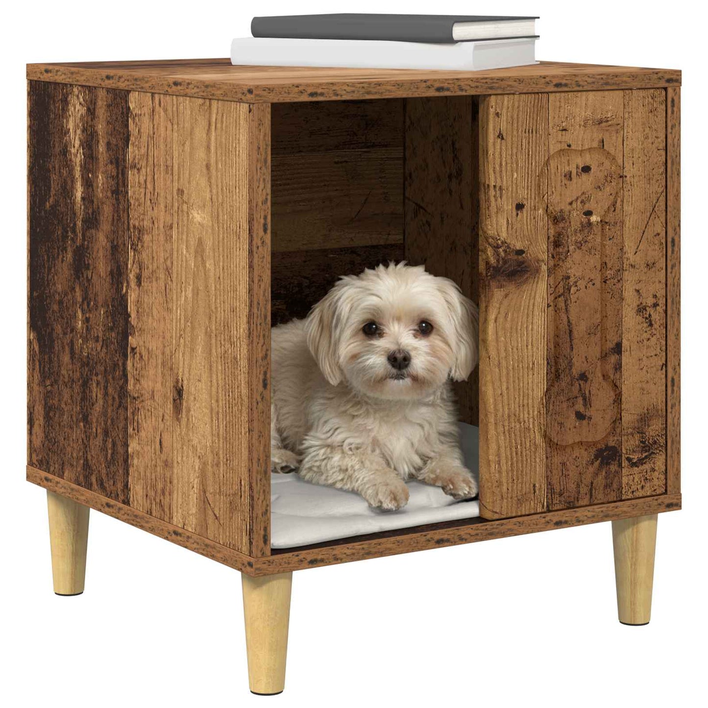 Dog House Old Wood 44 x 42 x 49 cm Engineered Wood