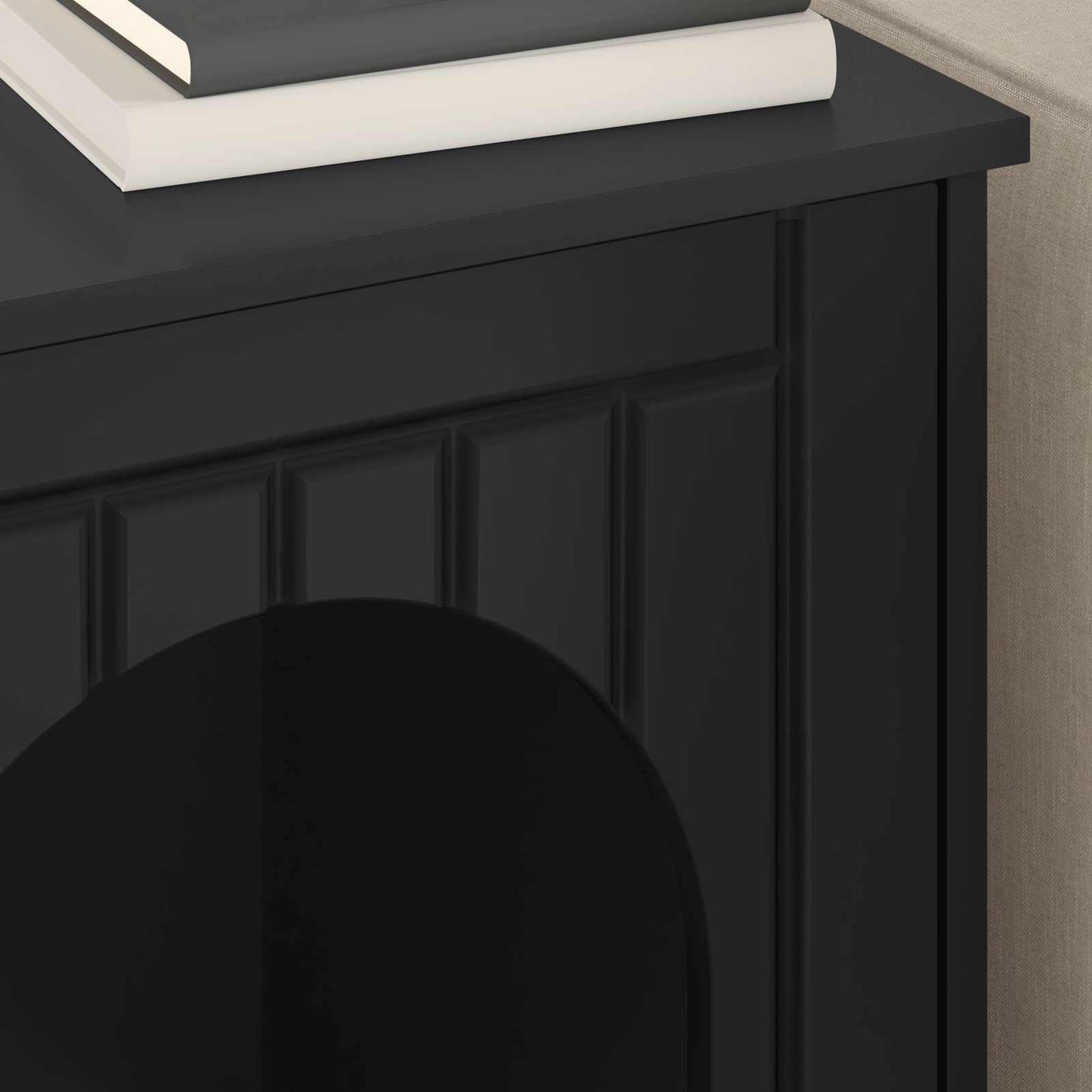 Cat House Black 53 x 52 x 62 cm Engineered Wood