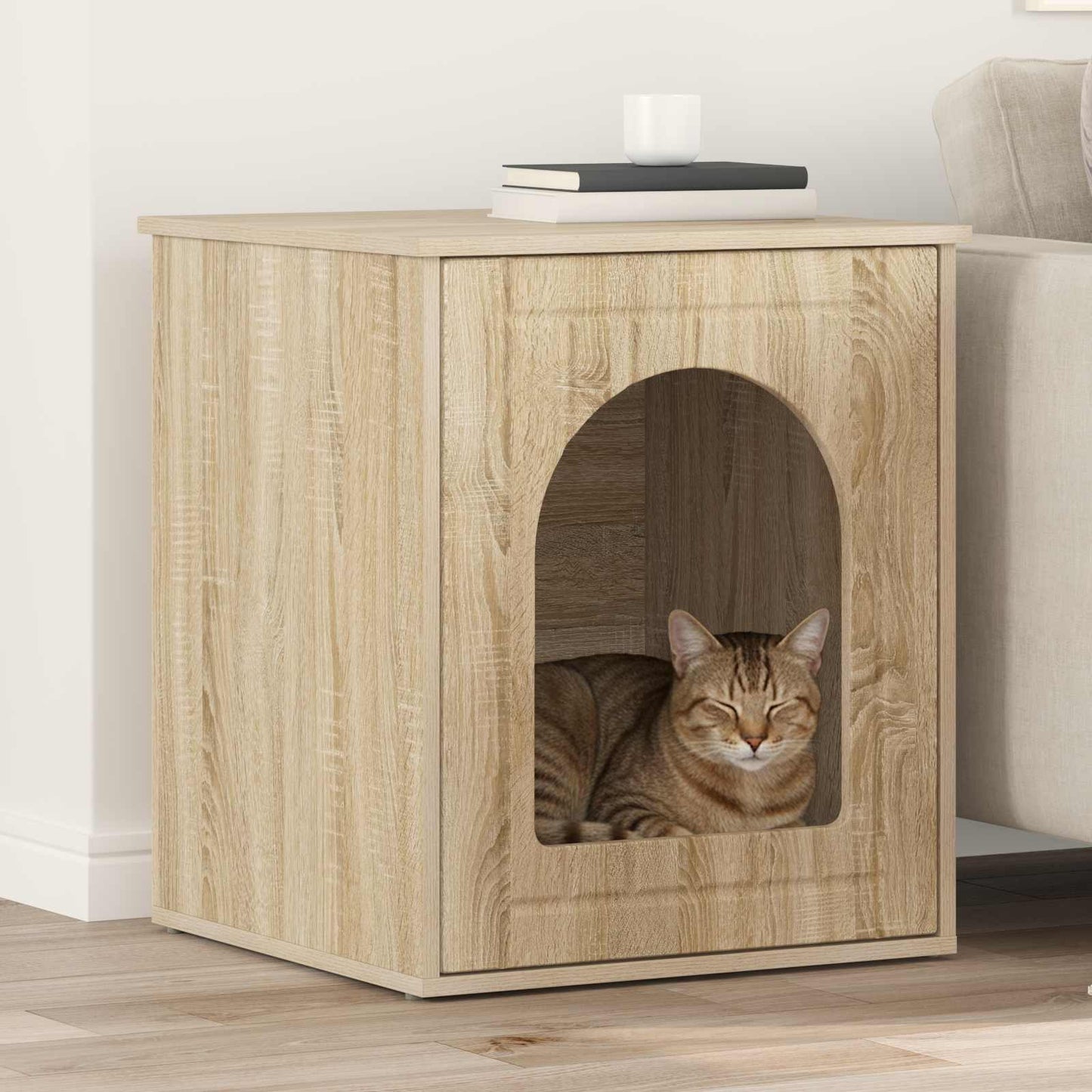Cat House Sonoma 53 x 52 x 62 cm Engineered Wood