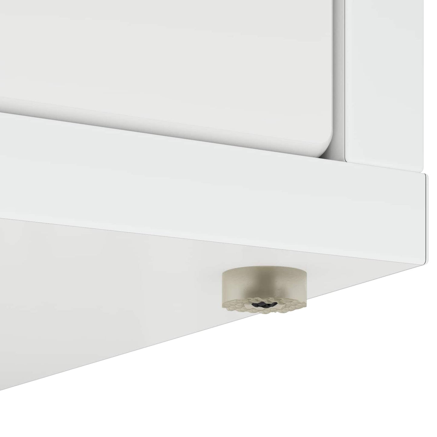 Cat House Gloss White 53 x 52 x 62 cm Engineered Wood