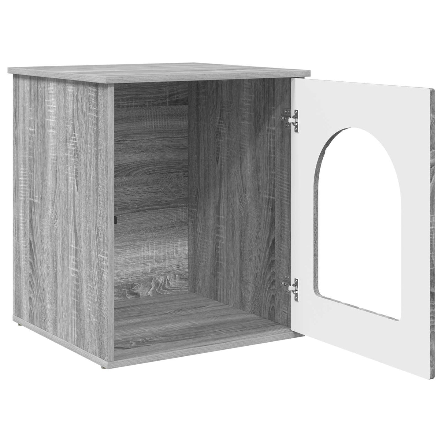Cat House Grey Sonoma 53 x 52 x 62 cm Engineered Wood