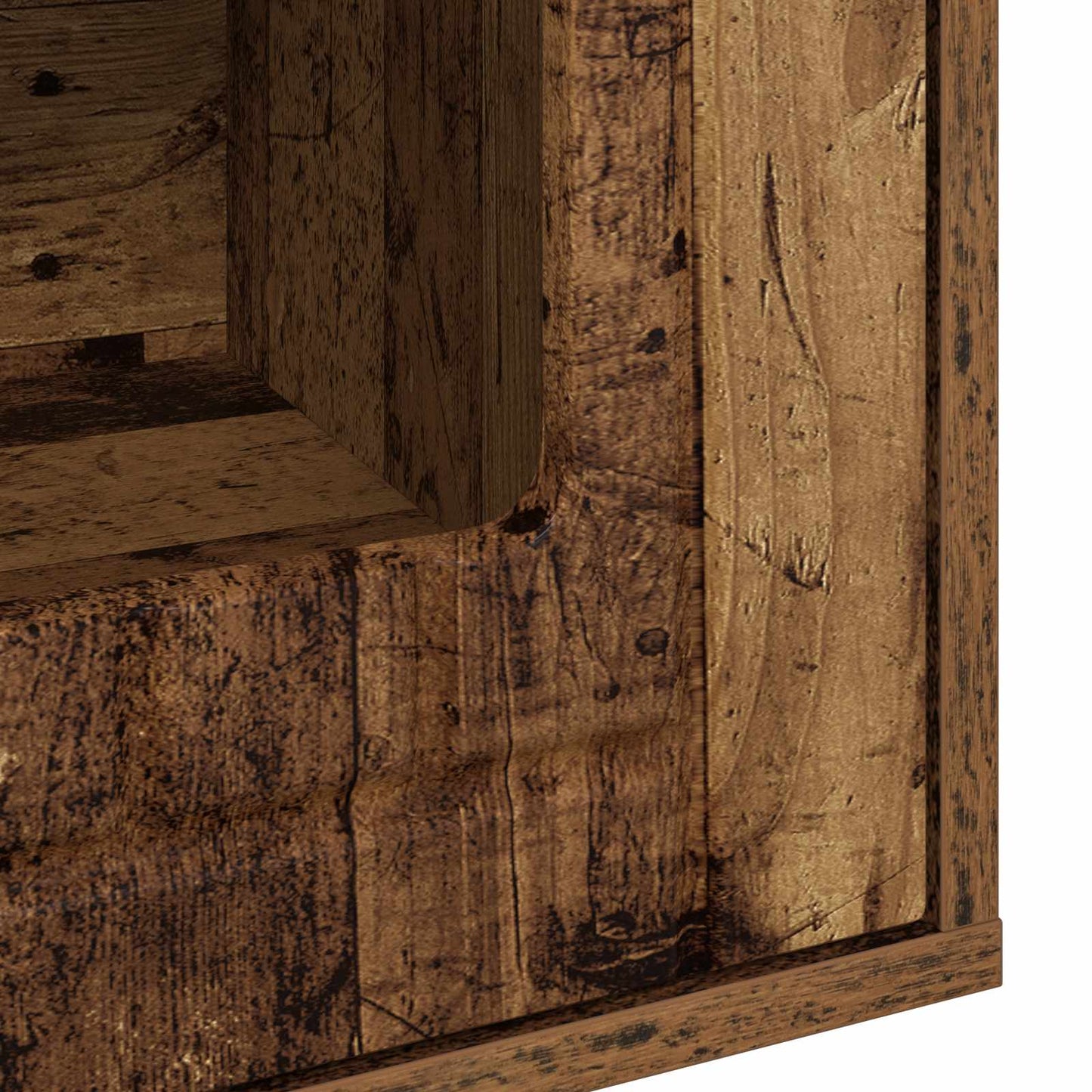 Cat House Old Wood 53 x 52 x 62 cm Engineered Wood