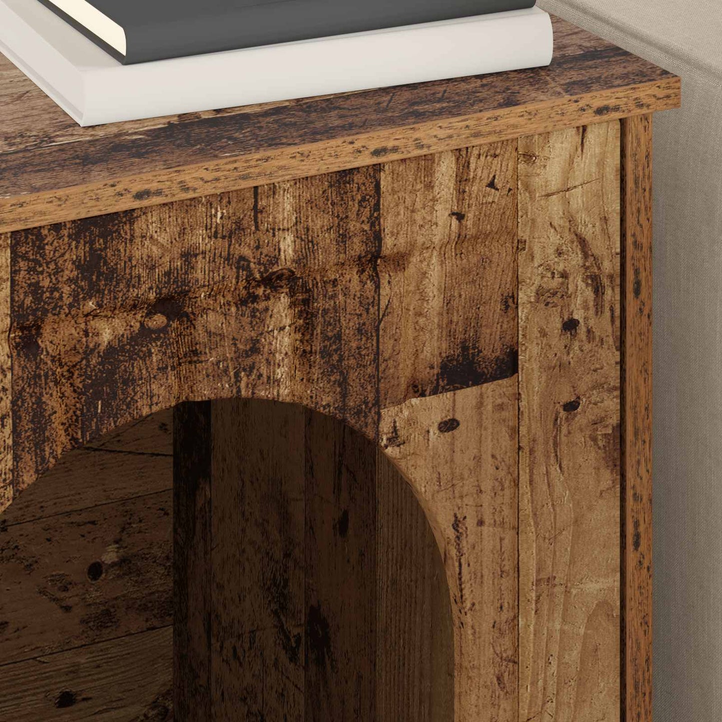 Cat House Old Wood 53 x 52 x 62 cm Engineered Wood