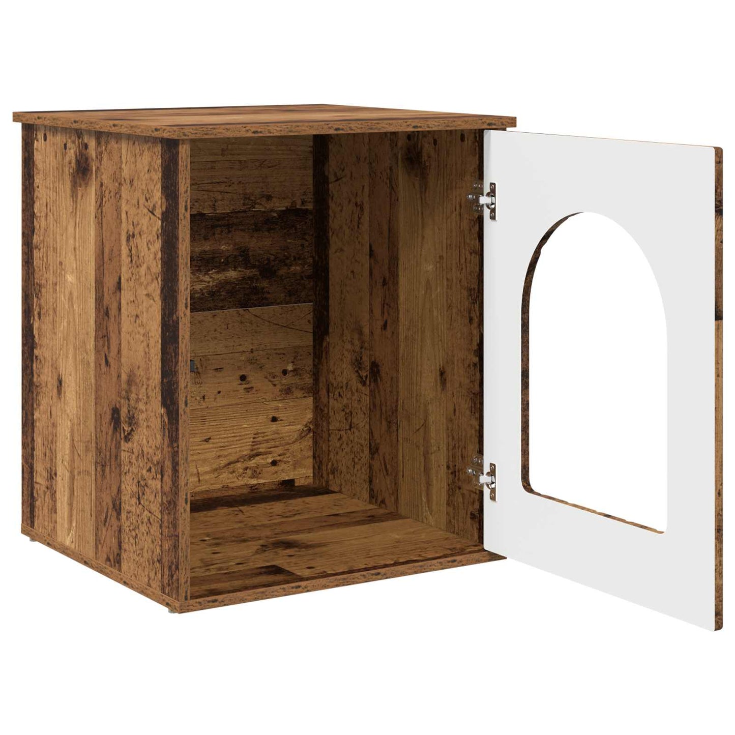 Cat House Old Wood 53 x 52 x 62 cm Engineered Wood