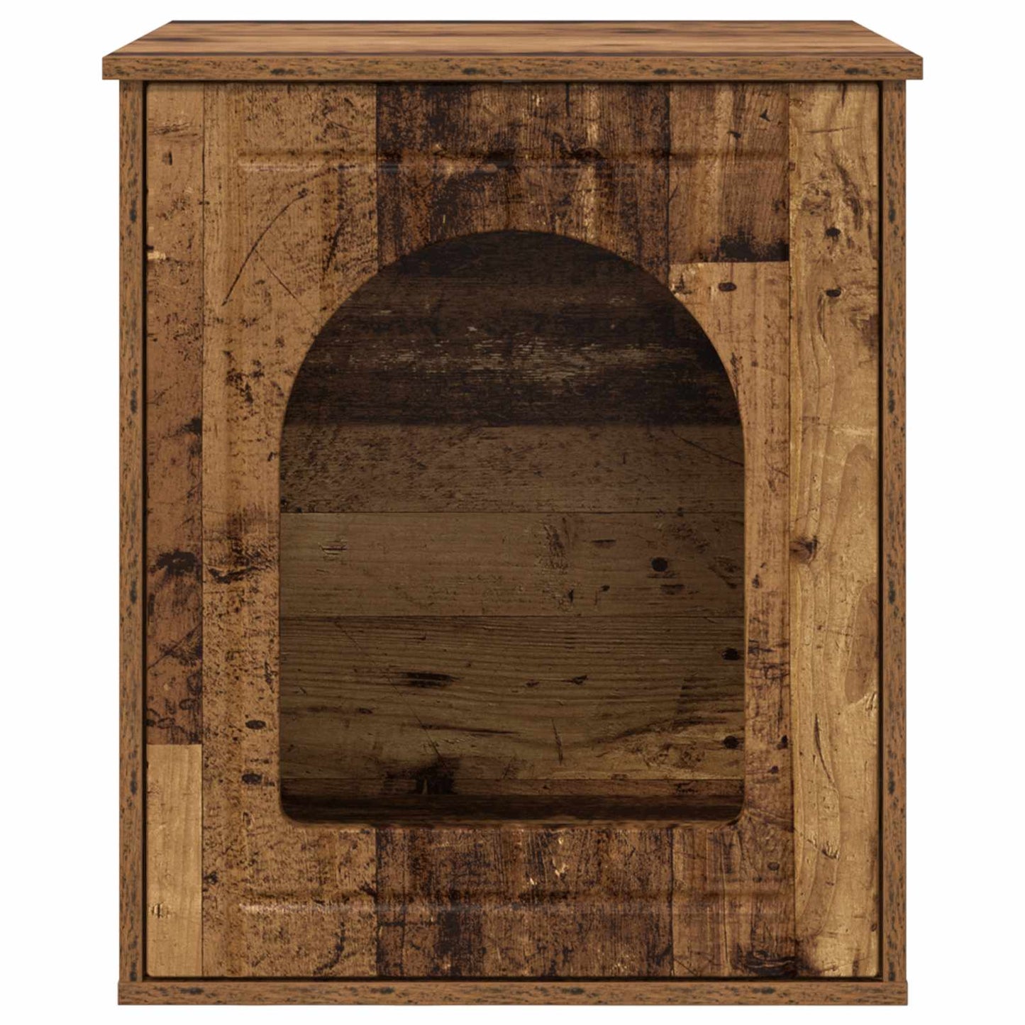 Cat House Old Wood 53 x 52 x 62 cm Engineered Wood