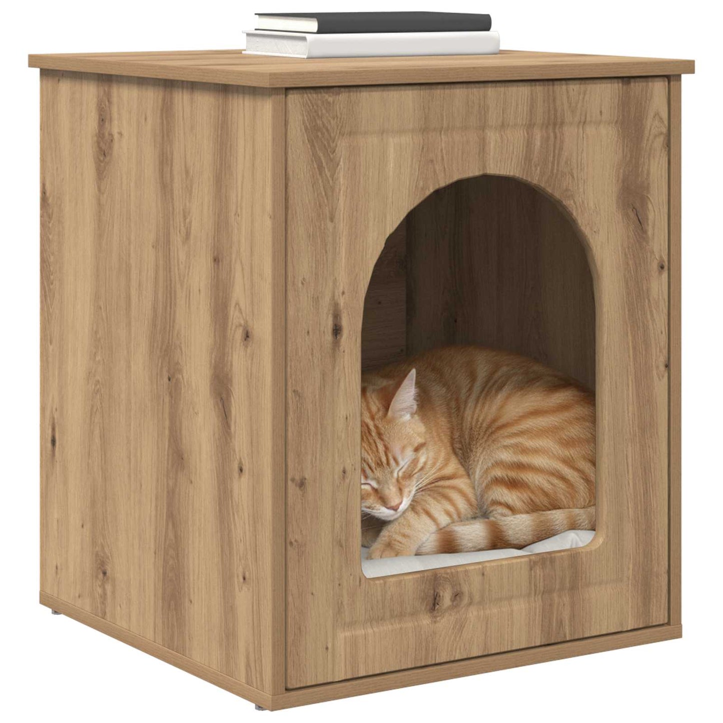 Cat House Artisian Oak 53 x 52 x 62 cm Engineered Wood
