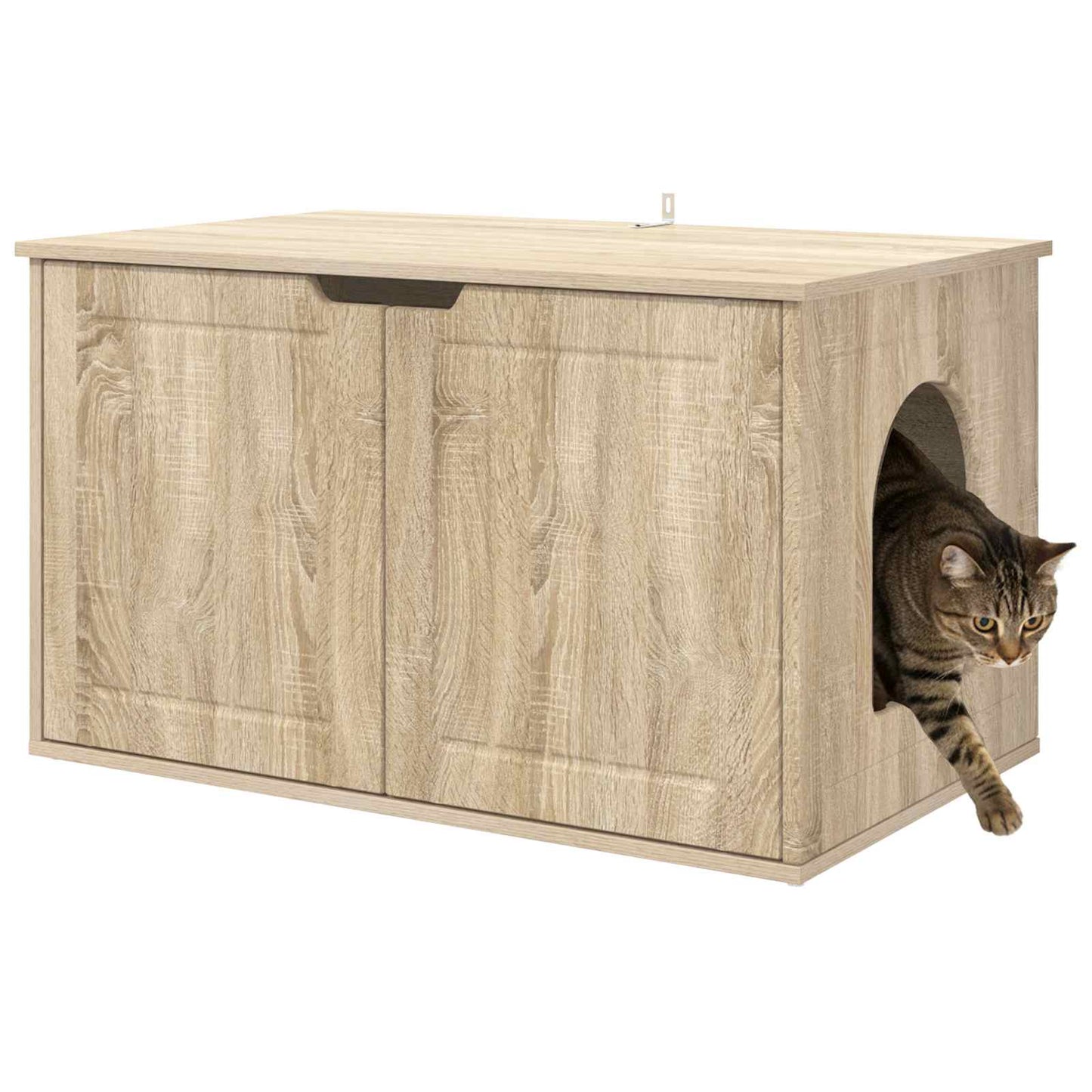 Cat House Sonoma 85 x 55 x 50.5 cm Engineered Wood