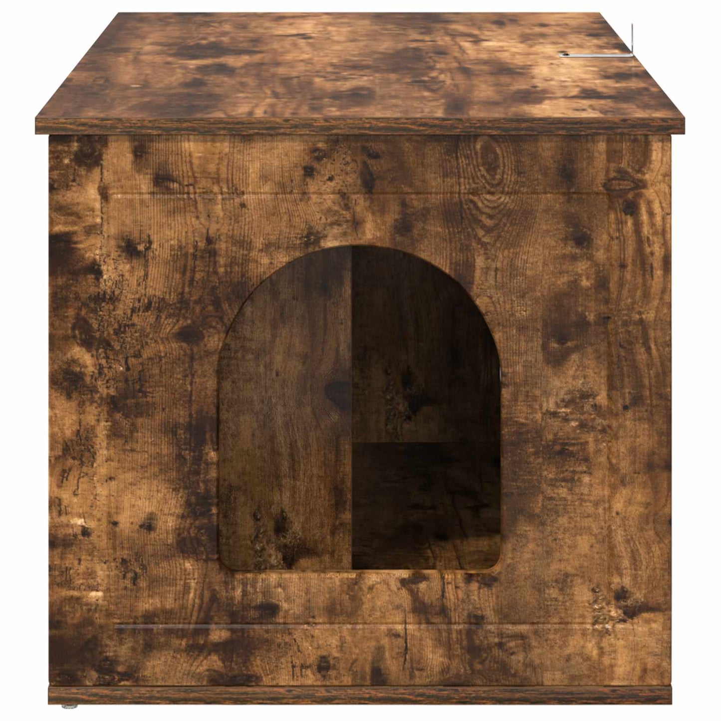 Cat House Smoked Oak 85 x 55 x 50.5 cm Engineered Wood