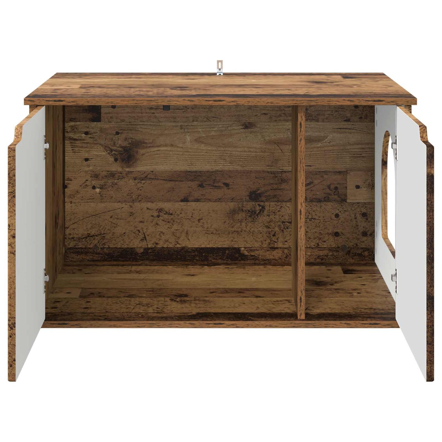 Cat House Old Wood 85 x 55 x 50.5 cm Engineered Wood