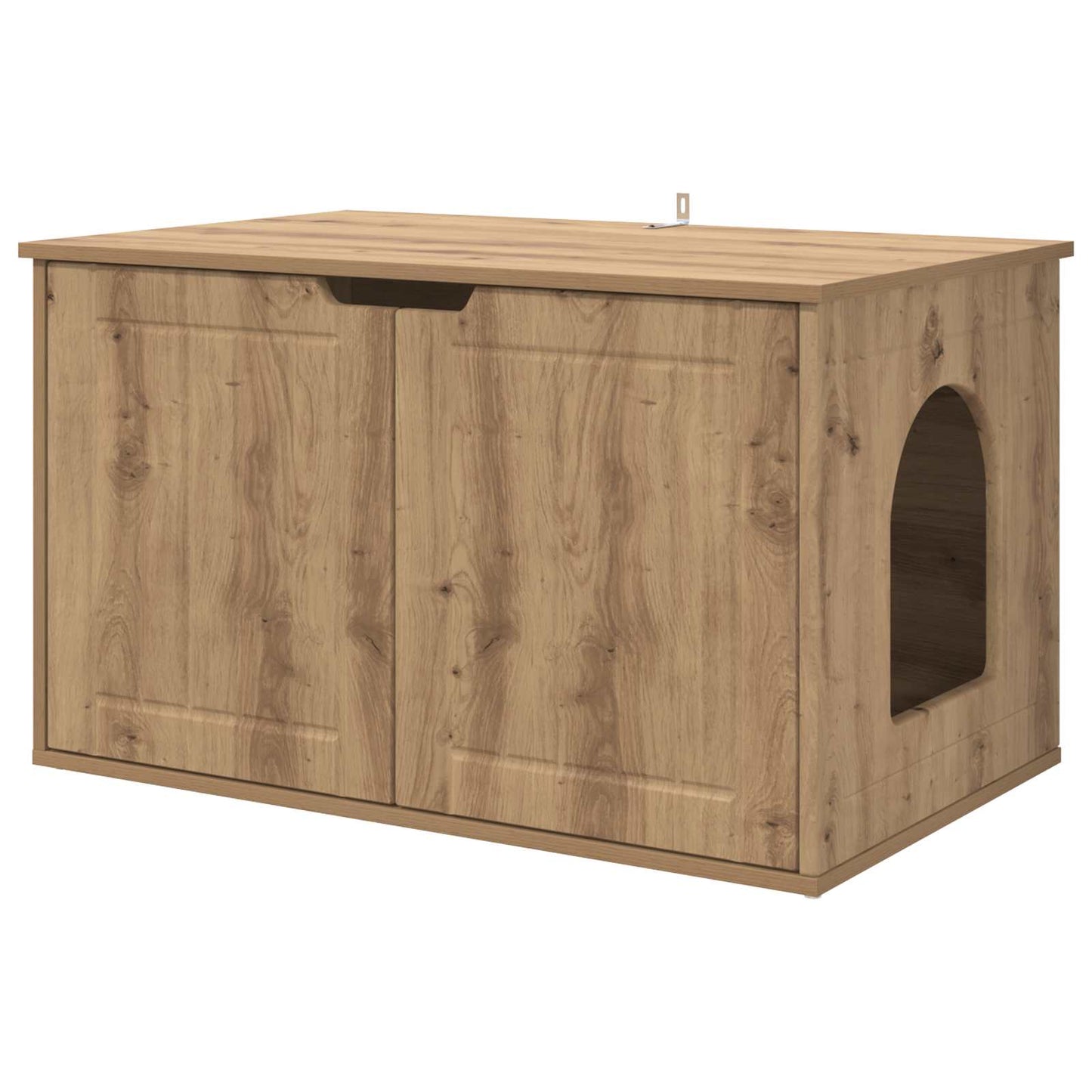 Cat House Artisian Oak 85 x 55 x 50.5 cm Engineered Wood