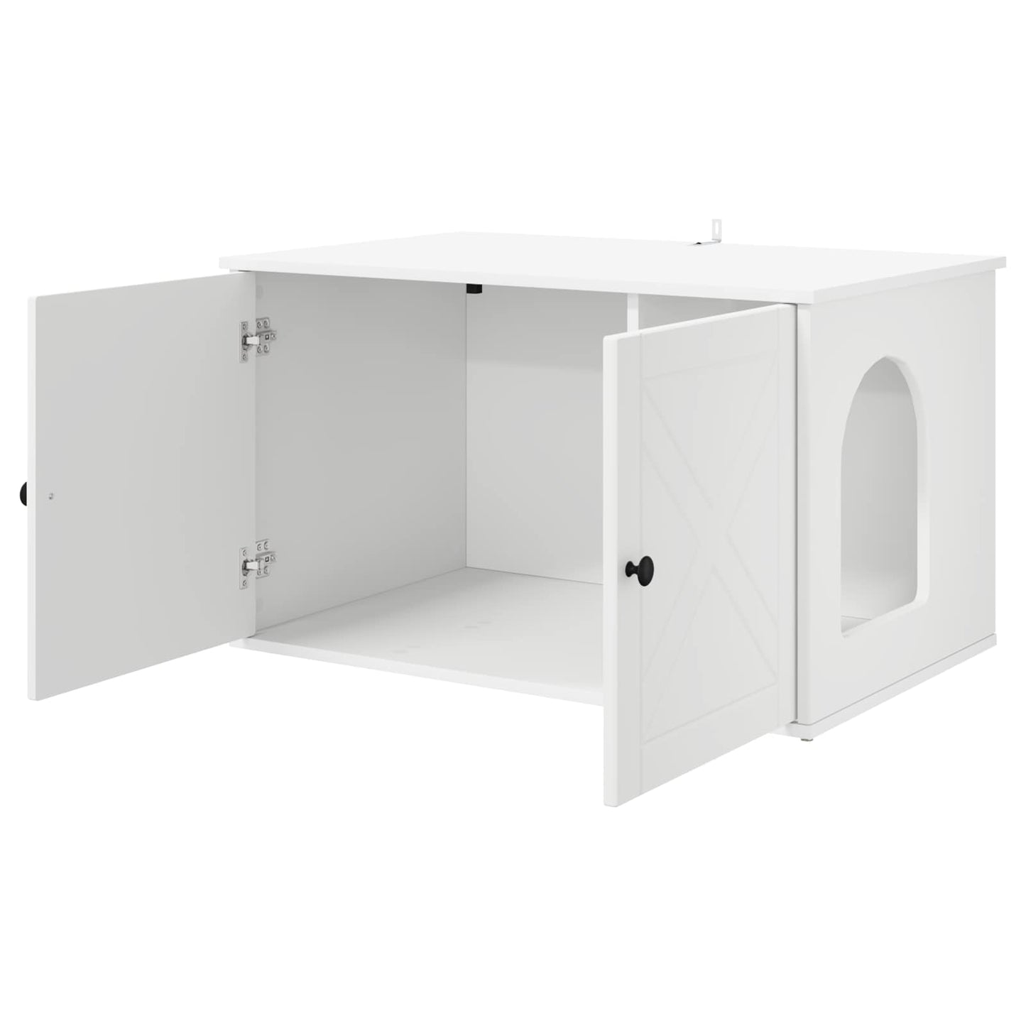 Cat House White 85 x 55 x 50.5 cm Engineered Wood