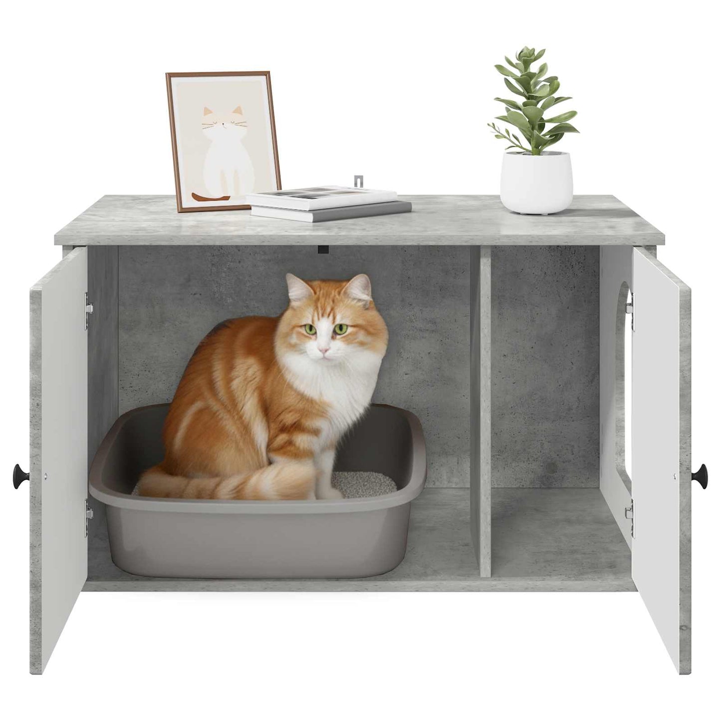Cat House Concerte 85 x 55 x 50 cm Engineered Wood