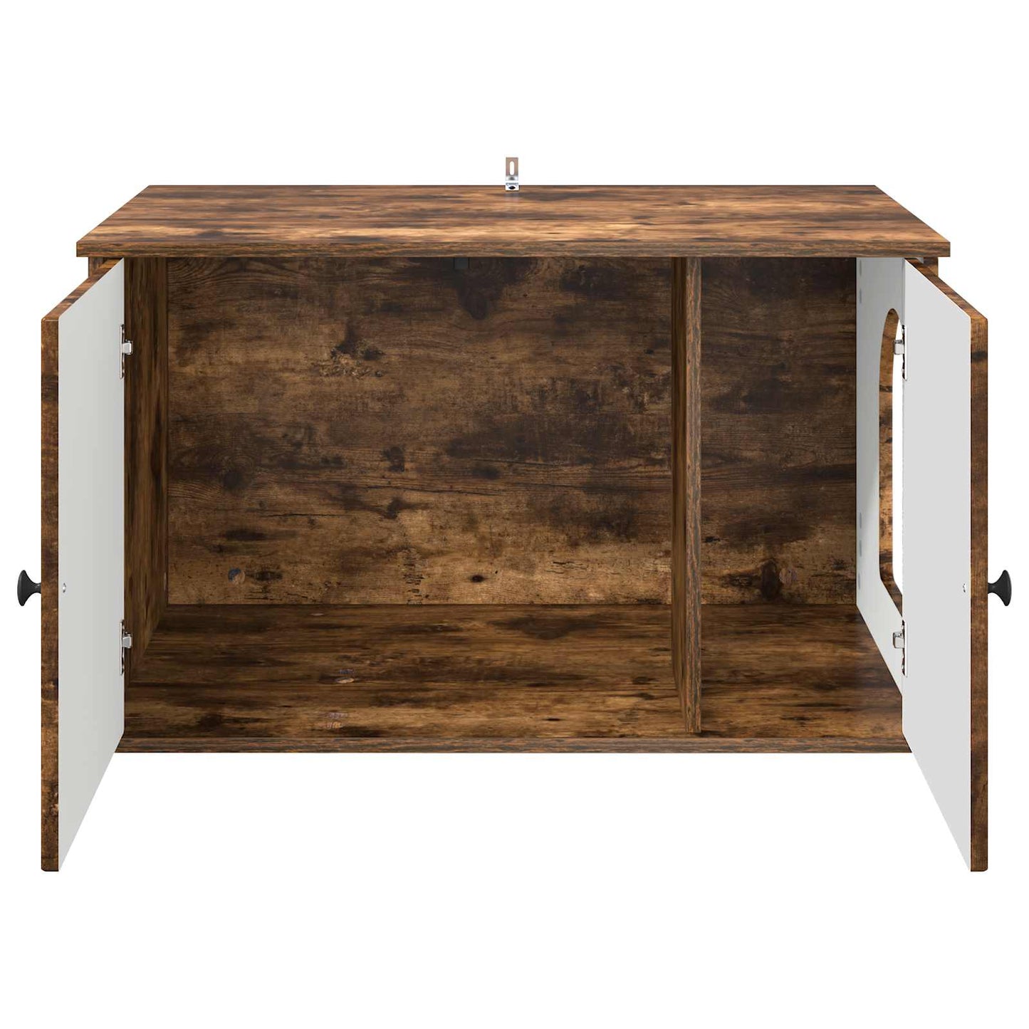 Cat House Smoked Oak 85 x 55 x 50 cm Engineered Wood