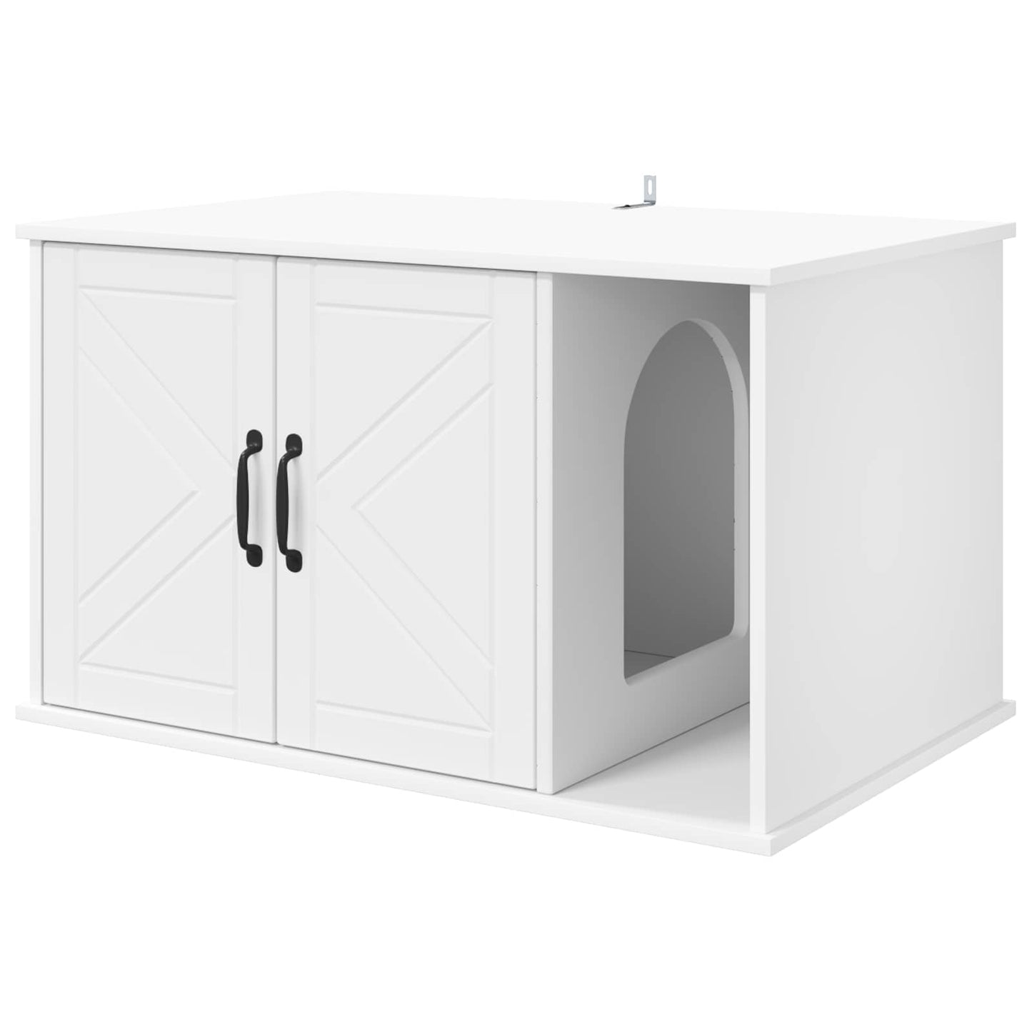 Cat House White 85 x 55 x 50 cm Engineered Wood