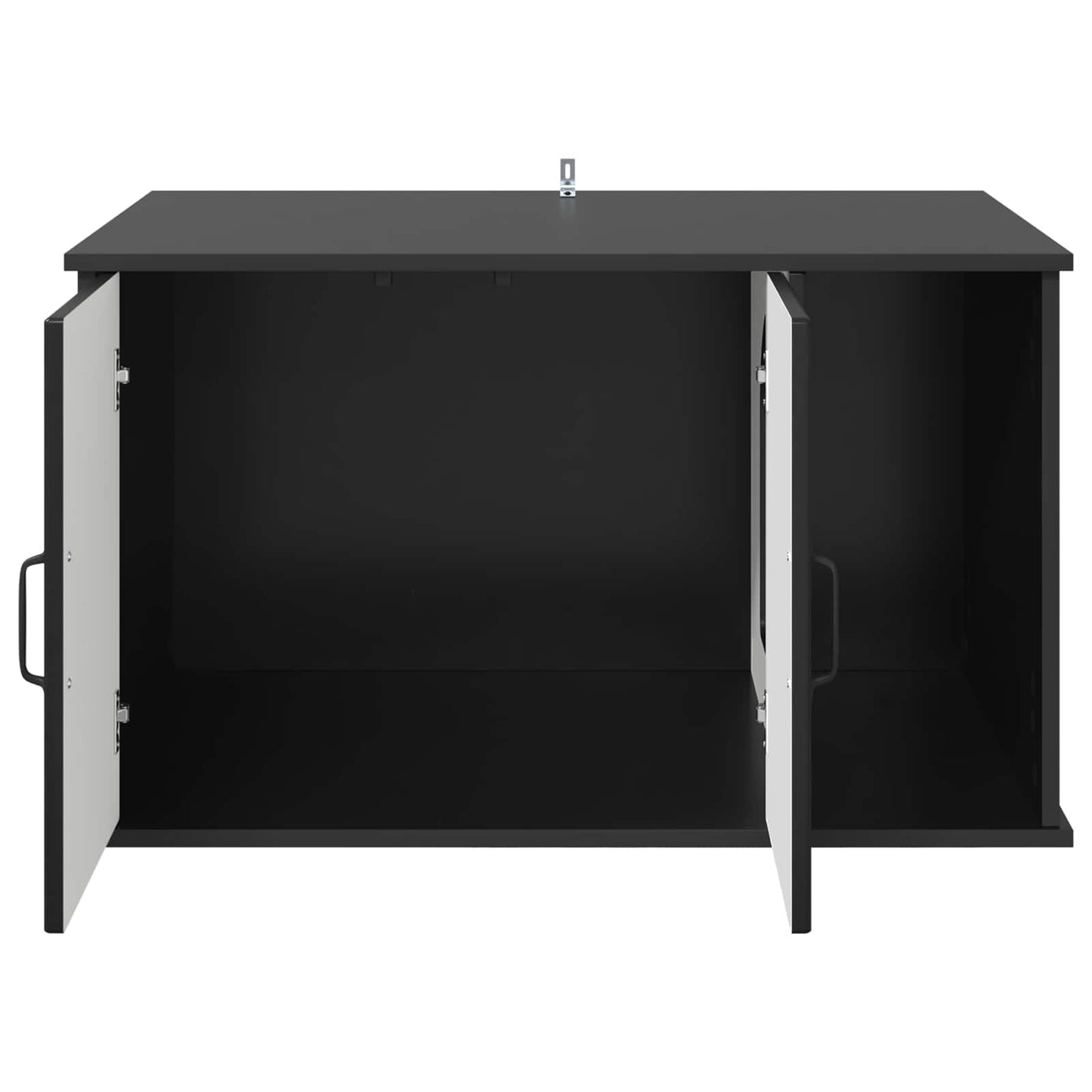 Cat House Black 85 x 55 x 50 cm Engineered Wood