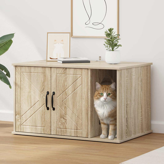 Cat House Sonoma 85 x 55 x 50 cm Engineered Wood