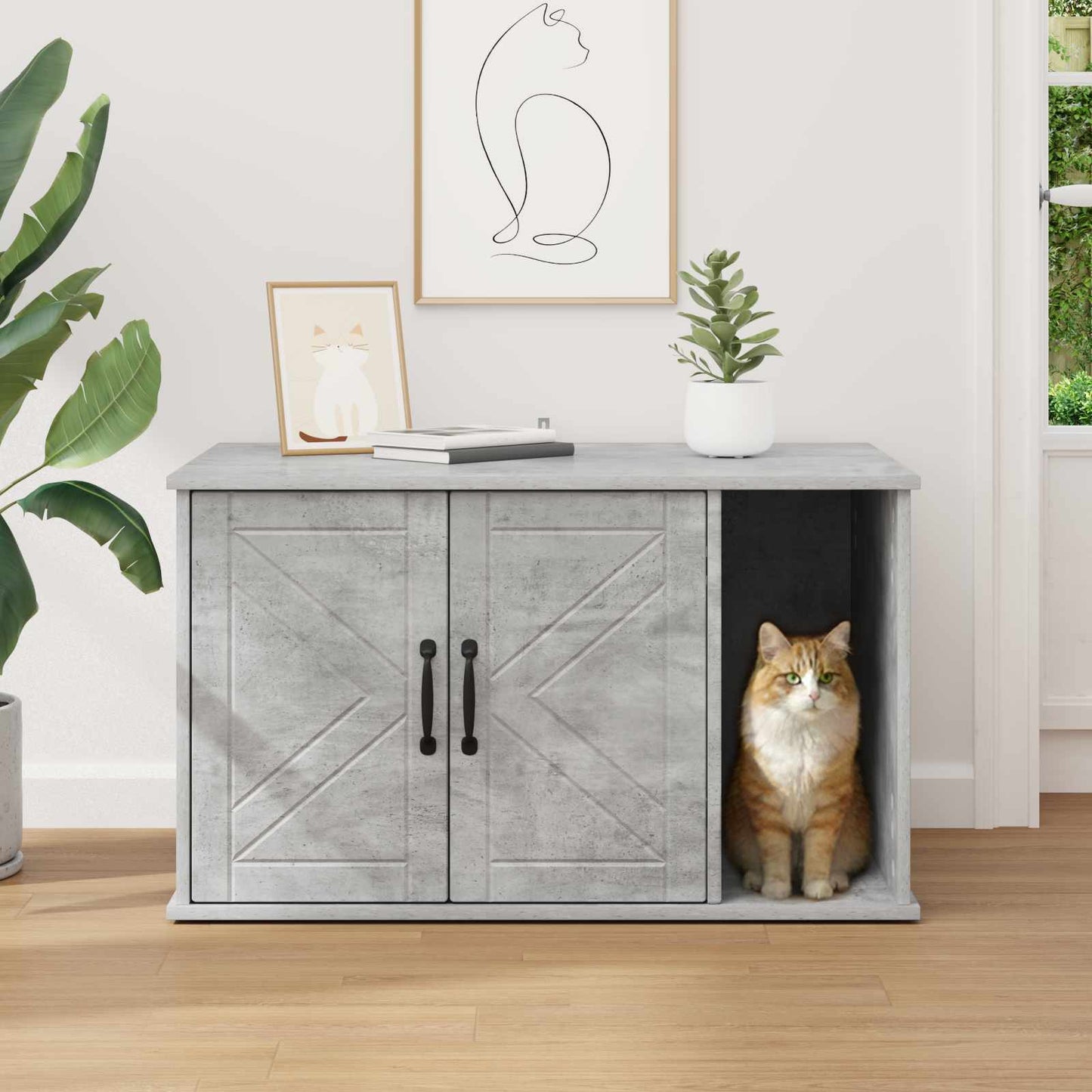 Cat House Concerte 85 x 55 x 50 cm Engineered Wood