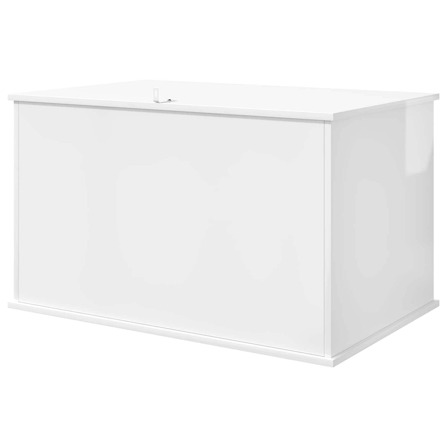 Cat House Gloss White 85 x 55 x 50.5 cm Engineered Wood