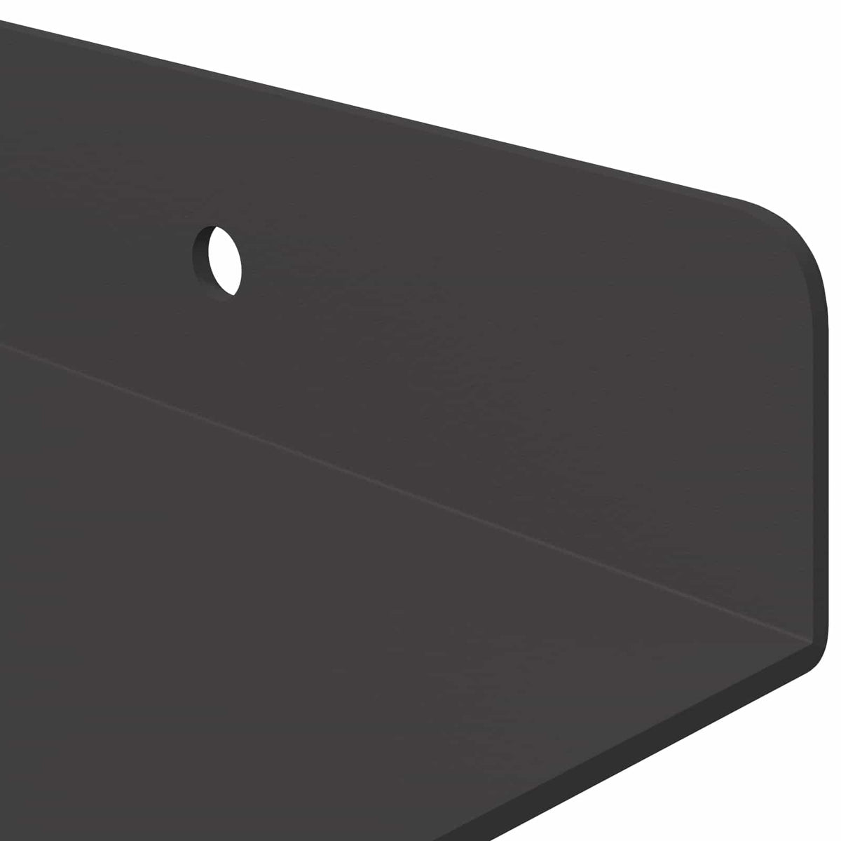 Floating Shelf 3 pcs Black 40 x 9 x 2.5 cm Steel