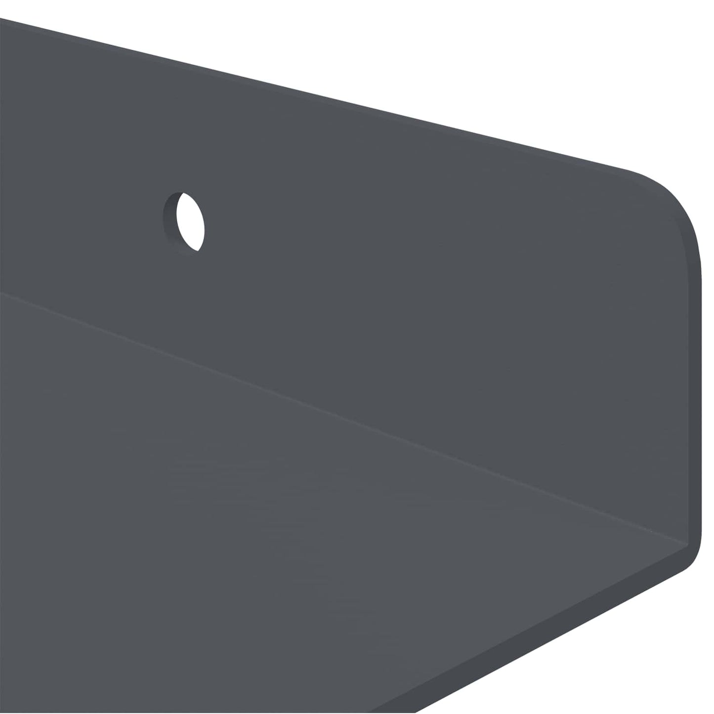 Floating Shelf Wall-Mounted 3 pcs Anthracite 40 x 9 x 2.5 cm