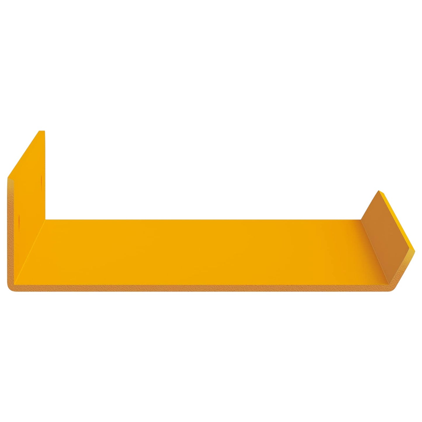 Floating Shelf 3 pcs Mustard Yellow 40 x 9 x 2.5 cm Steel