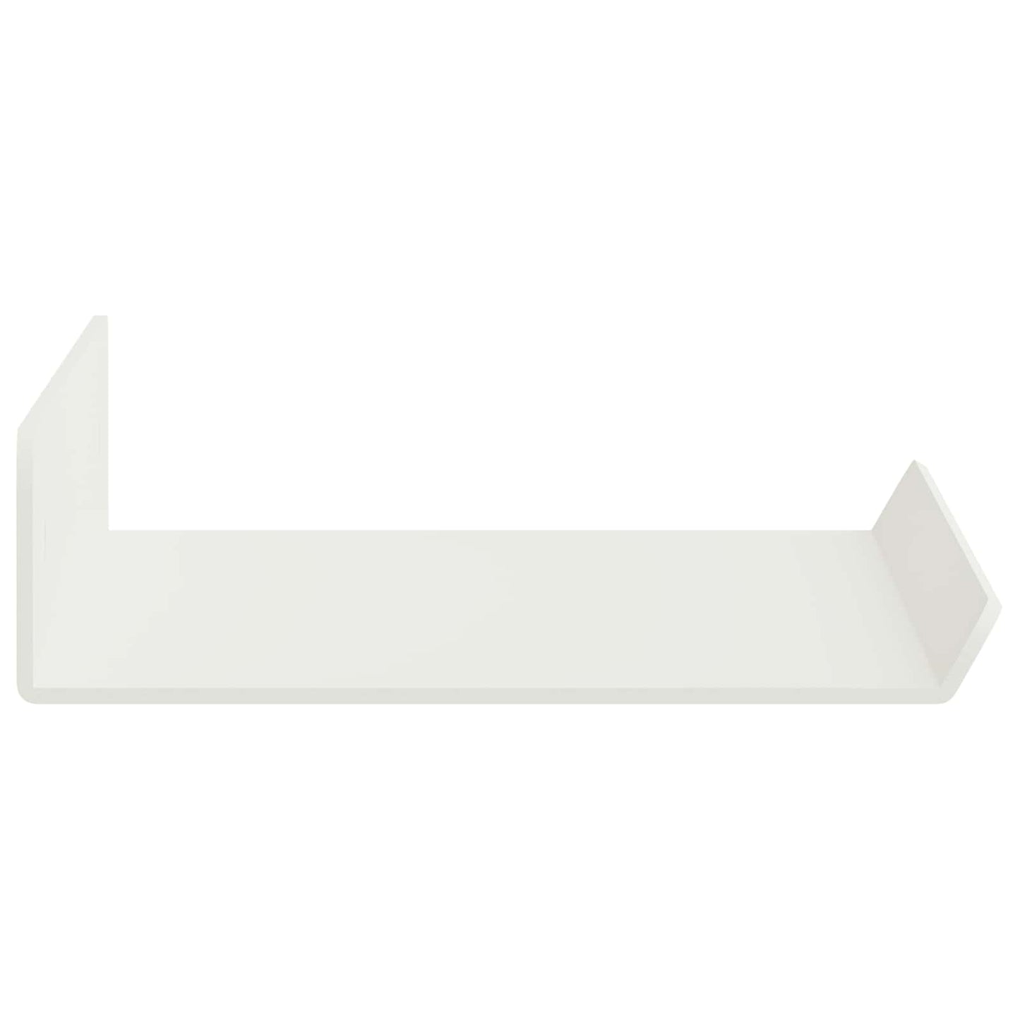 Floating Shelf Wall-Mounted 3 pcs White 40 x 9 x 2.5 cm Steel