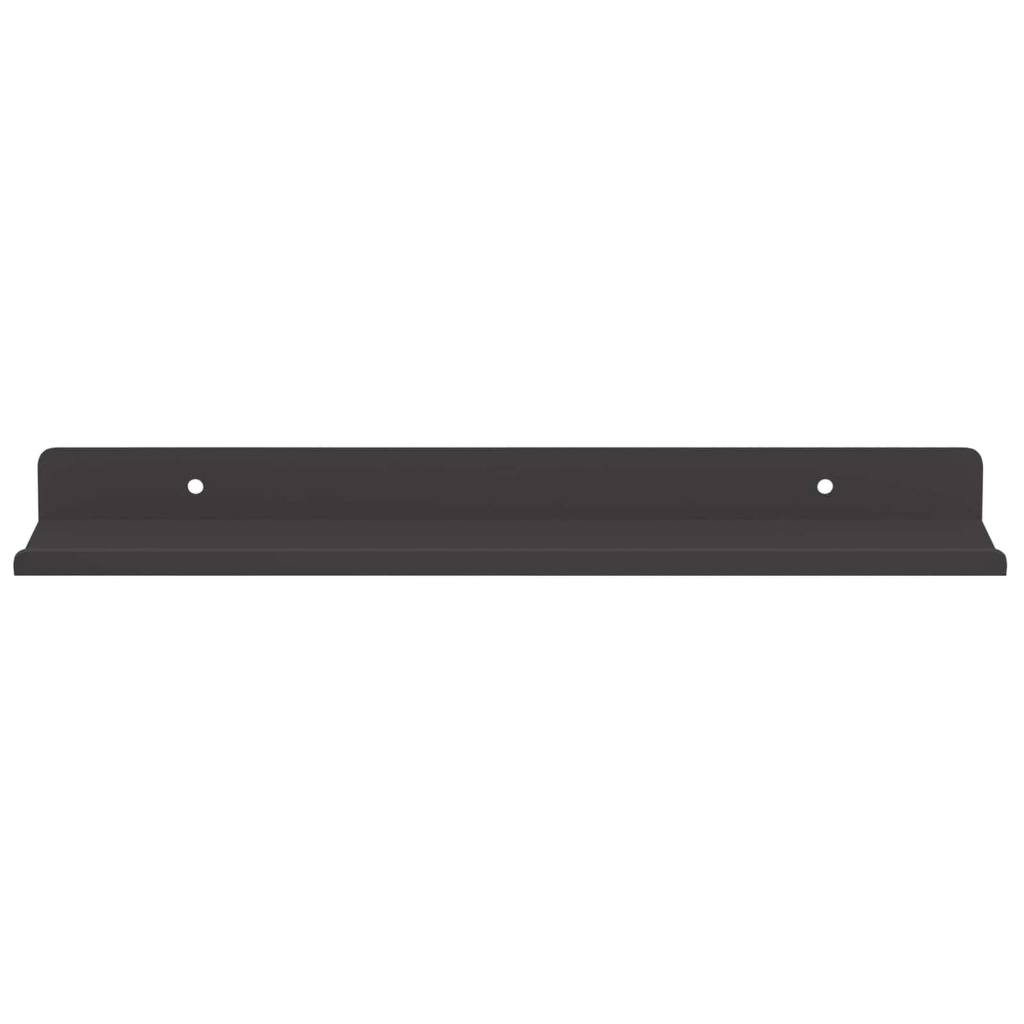 Floating Shelf 4 pcs Black 30 x 9 x 2.5 cm Steel