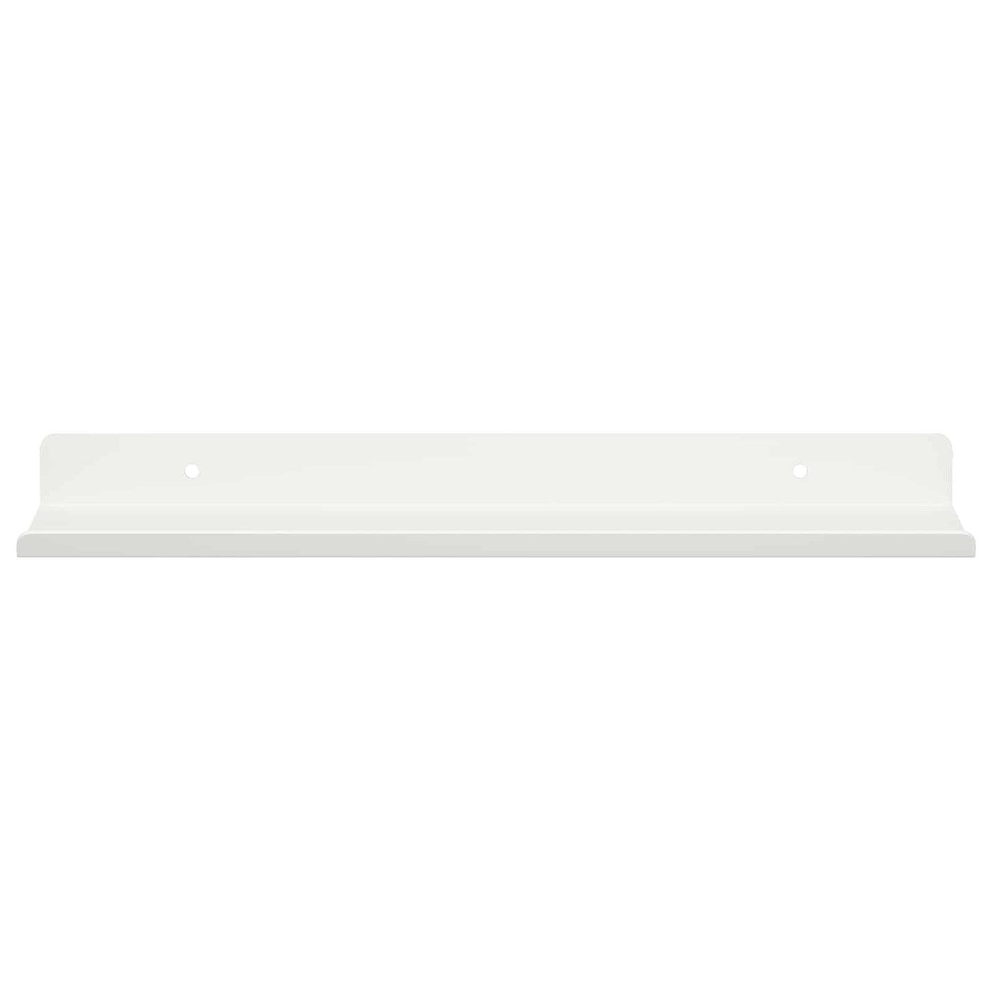 Floating Shelf Wall-mounted 2 pcs White 30 x 9 x 2.5 cm Steel