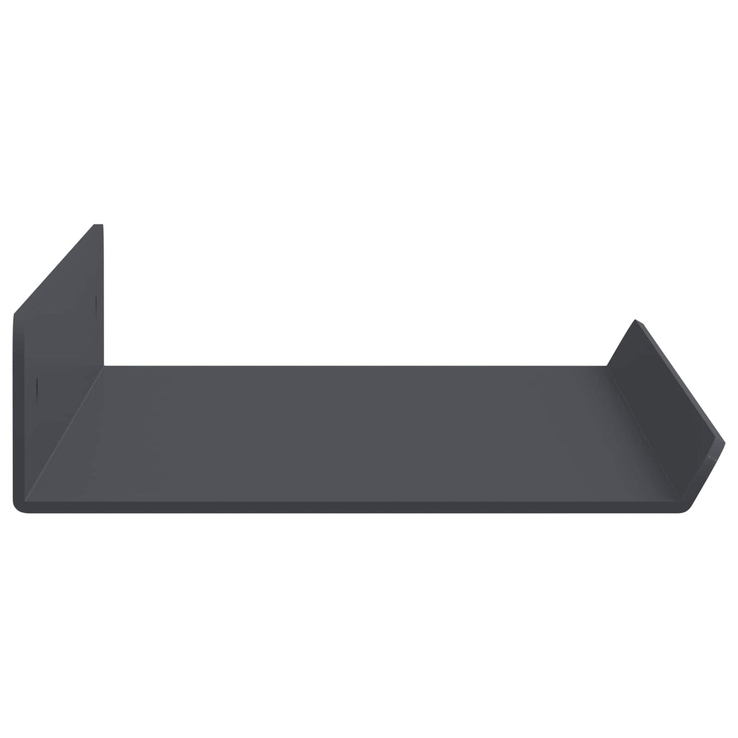 Floating Shelf 2 pcs Anthracite 40 x 8.5 x 2.5 cm Steel