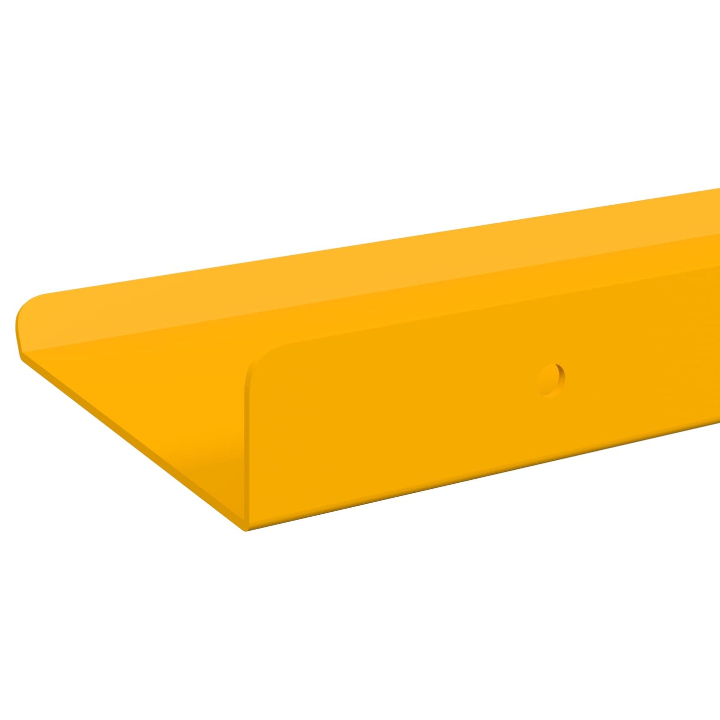 Floating Shelf 2 pcs Mustard Yellow 40 x 8.5 x 2.5 cm Steel