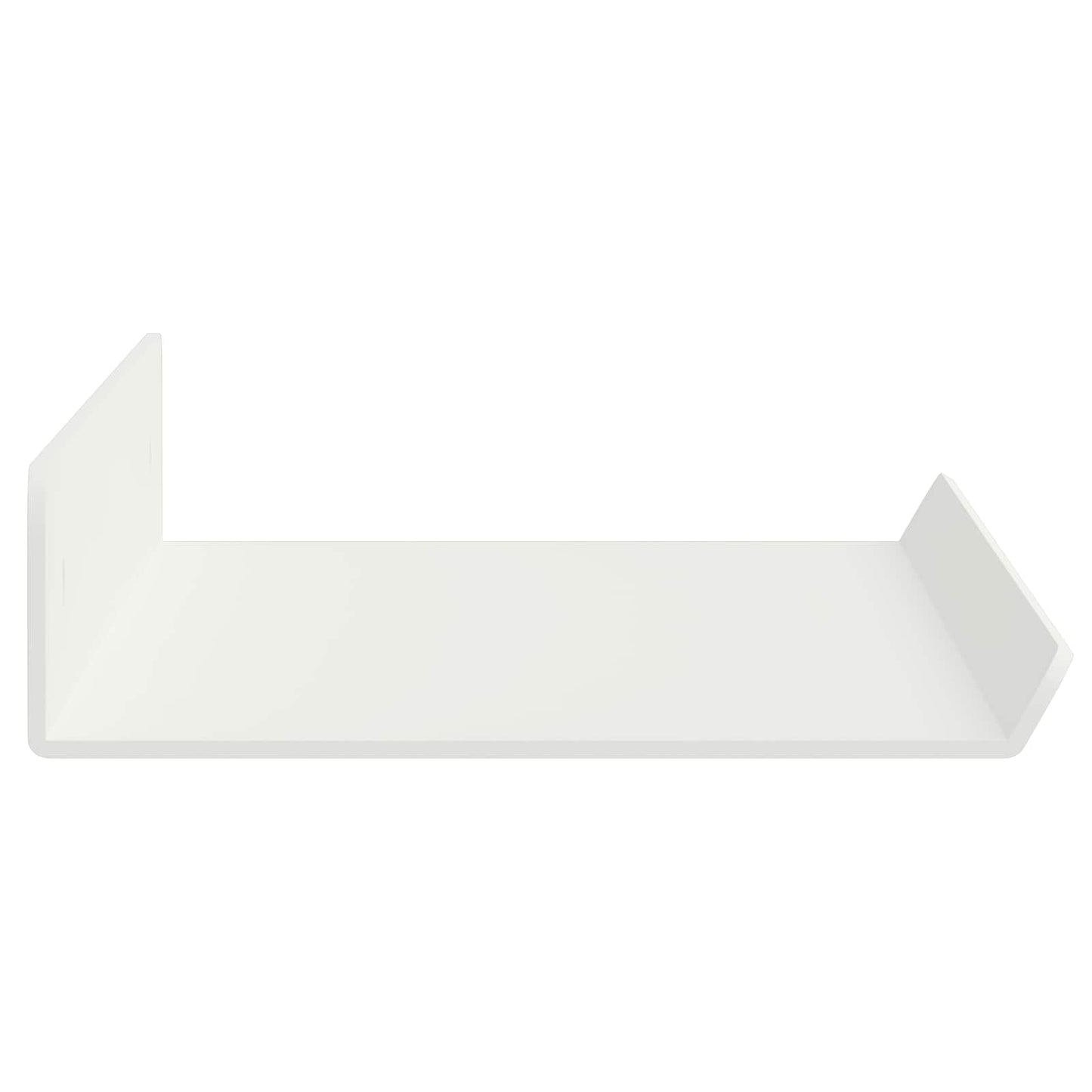 Floating Shelf Wall-mounted 4 pcs White 40 x 8.5 x 2.5 cm Steel