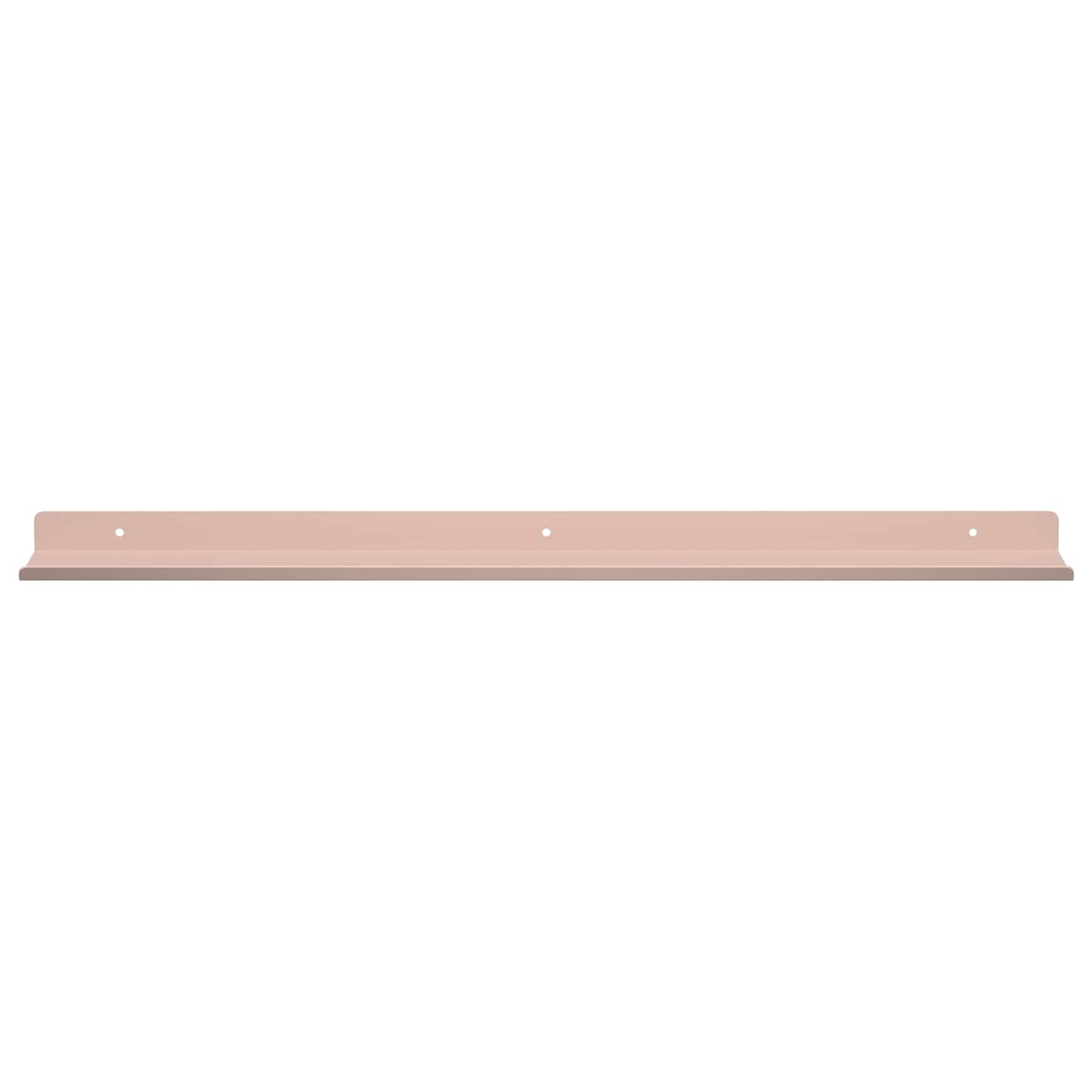 Floating Shelf Wall-mounted 2 pcs Pink 60 x 8.5 x 2.5 cm Steel