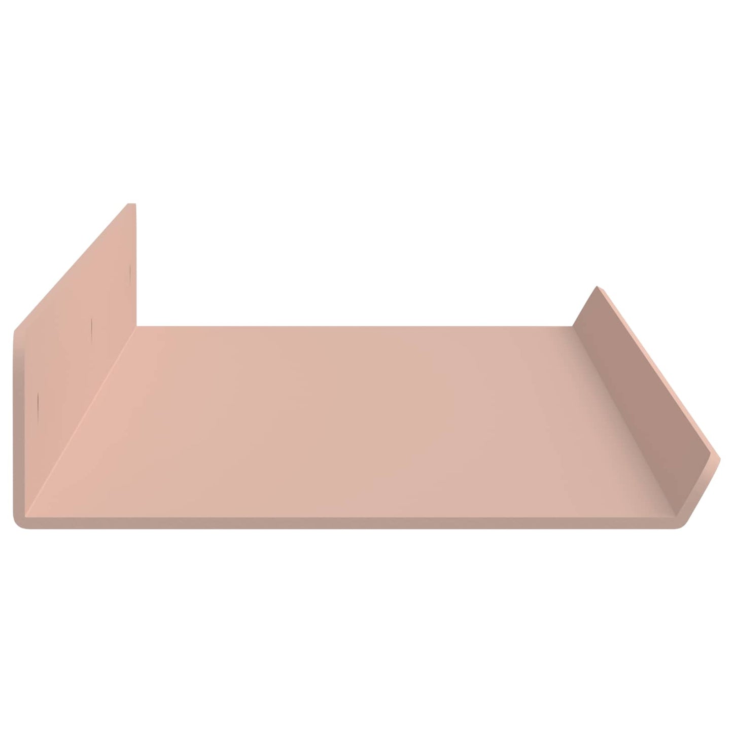 Floating Shelf Wall-mounted 4 pcs Pink 60 x 8.5 x 2.5 cm Steel