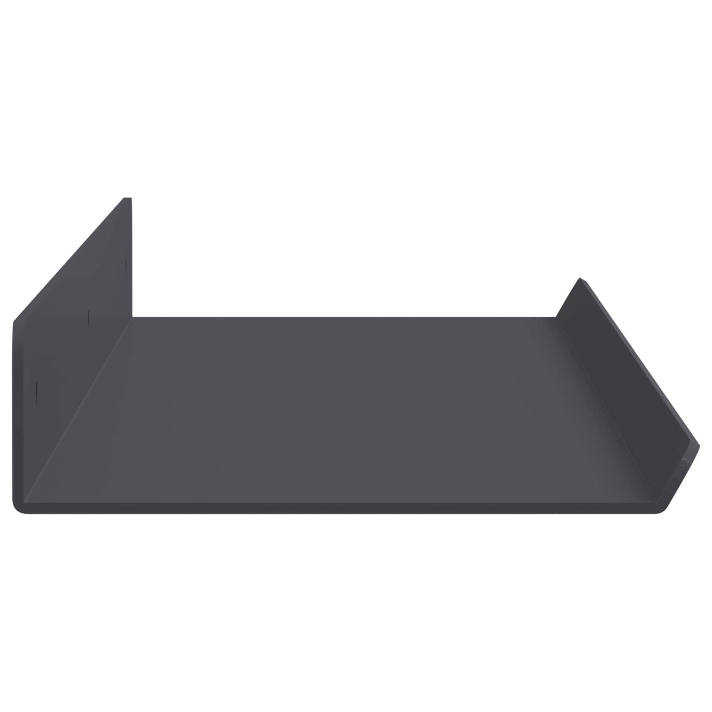Floating Shelf 2 pcs Anthracite 60 x 8.5 x 2.5 cm Steel
