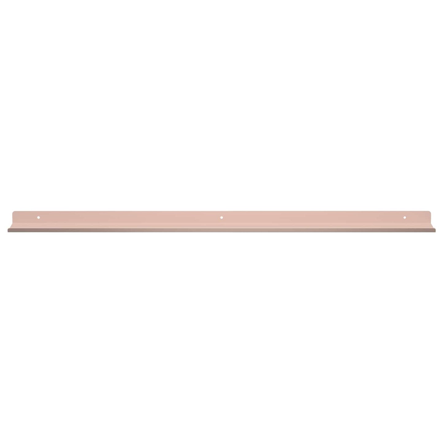 Floating Shelf Wall-Mounted 2 pcs Pink 80 x 9 x 2.5 cm Steel