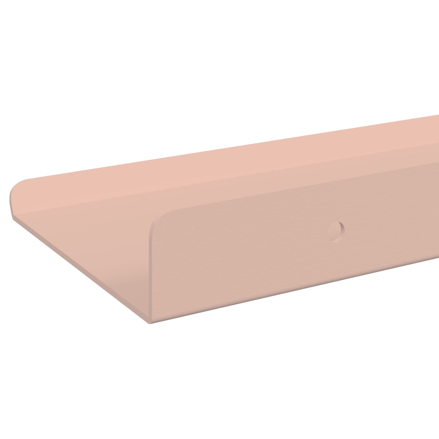 Floating Shelf Wall-mounted 4 pcs Pink 80 x 9 x 2.5 cm Steel