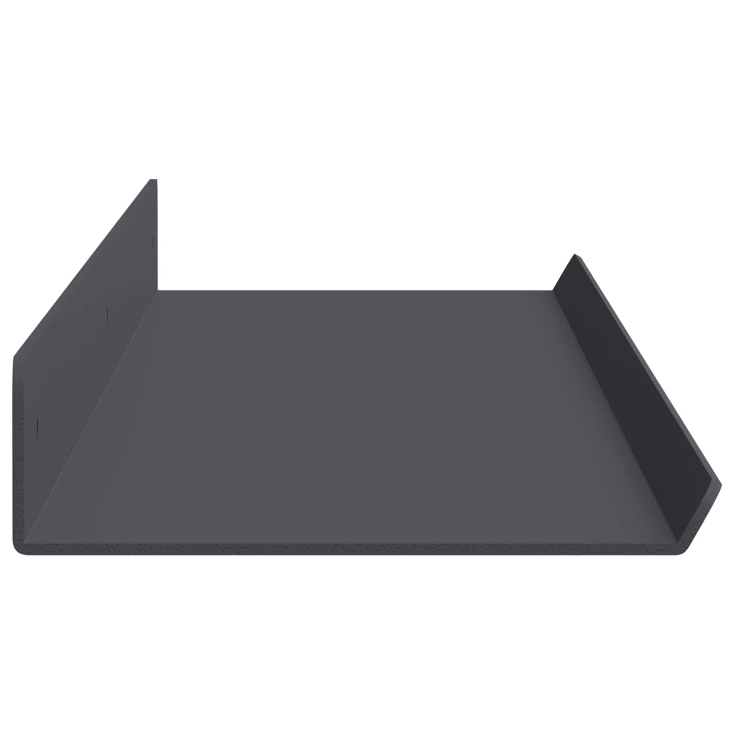 Floating Shelf 4 pcs Anthracite 80 x 9 x 2.5 cm Steel