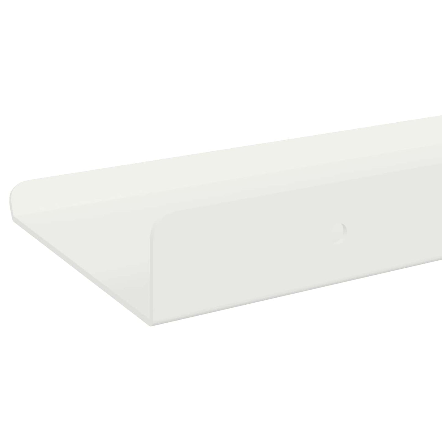Floating Shelf Wall-mounted 4 pcs White 80 x 9 x 2.5 cm Steel