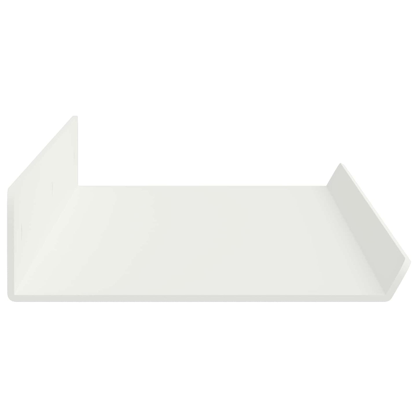 Floating Shelf Wall-mounted 4 pcs White 80 x 9 x 2.5 cm Steel