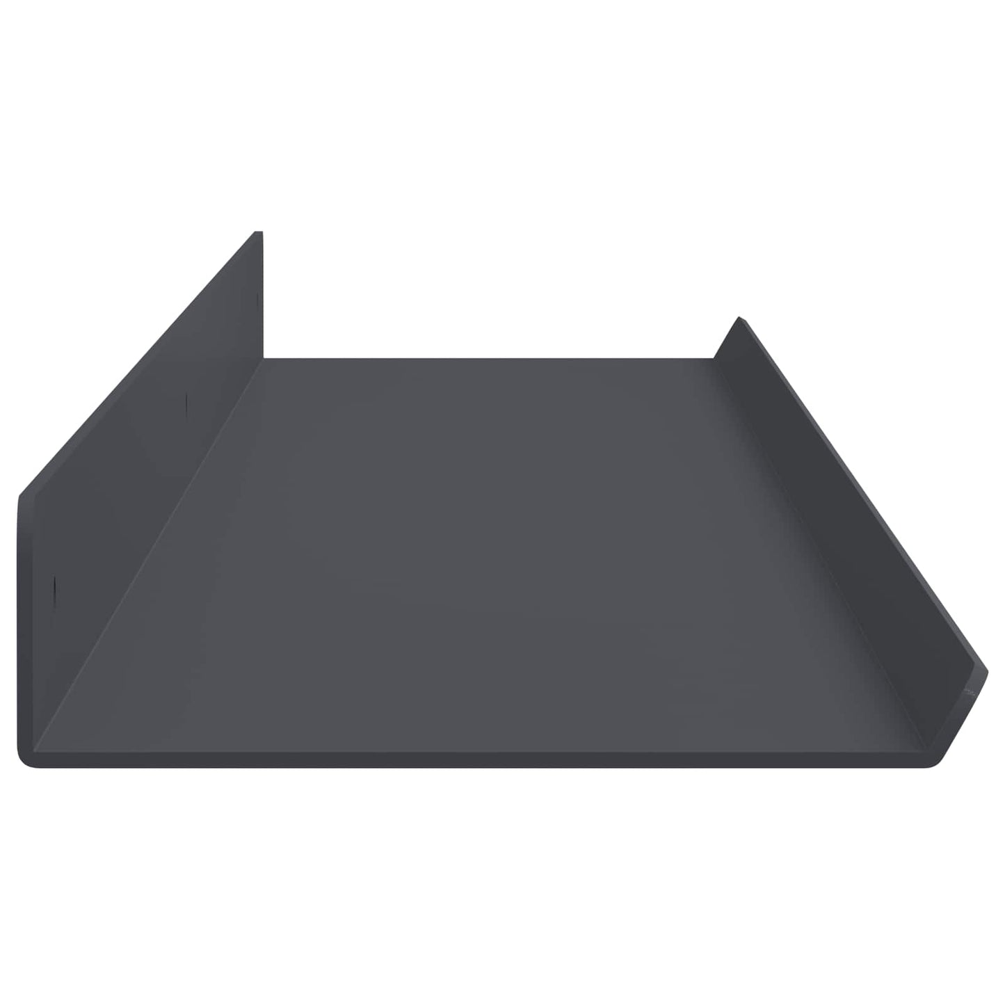 Floating Shelf 2 pcs Anthracite 100 x 9 x 2.5 cm Steel