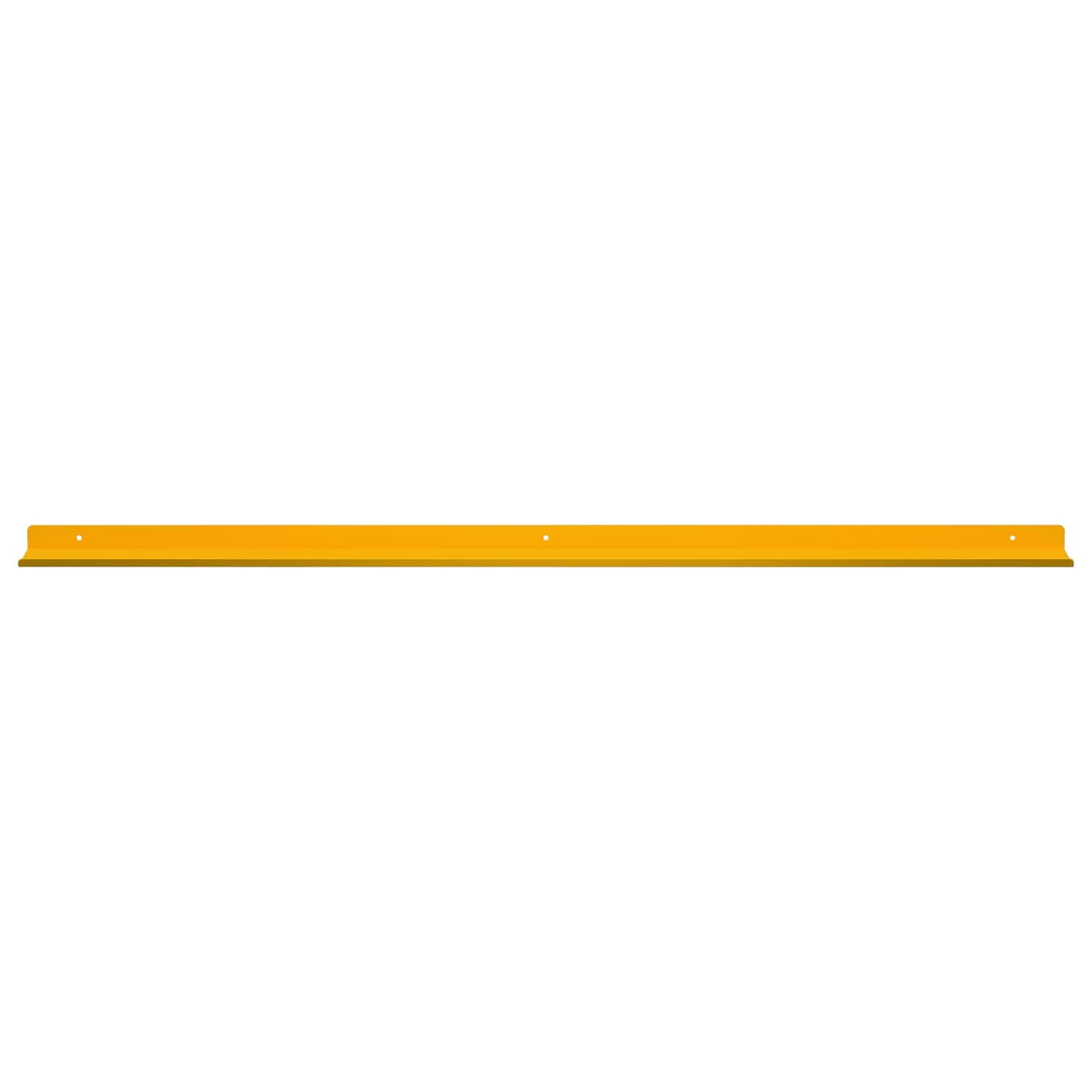 Floating Shelf 4 pcs Mustard Yellow 100 x 9 x 2.5 cm Steel