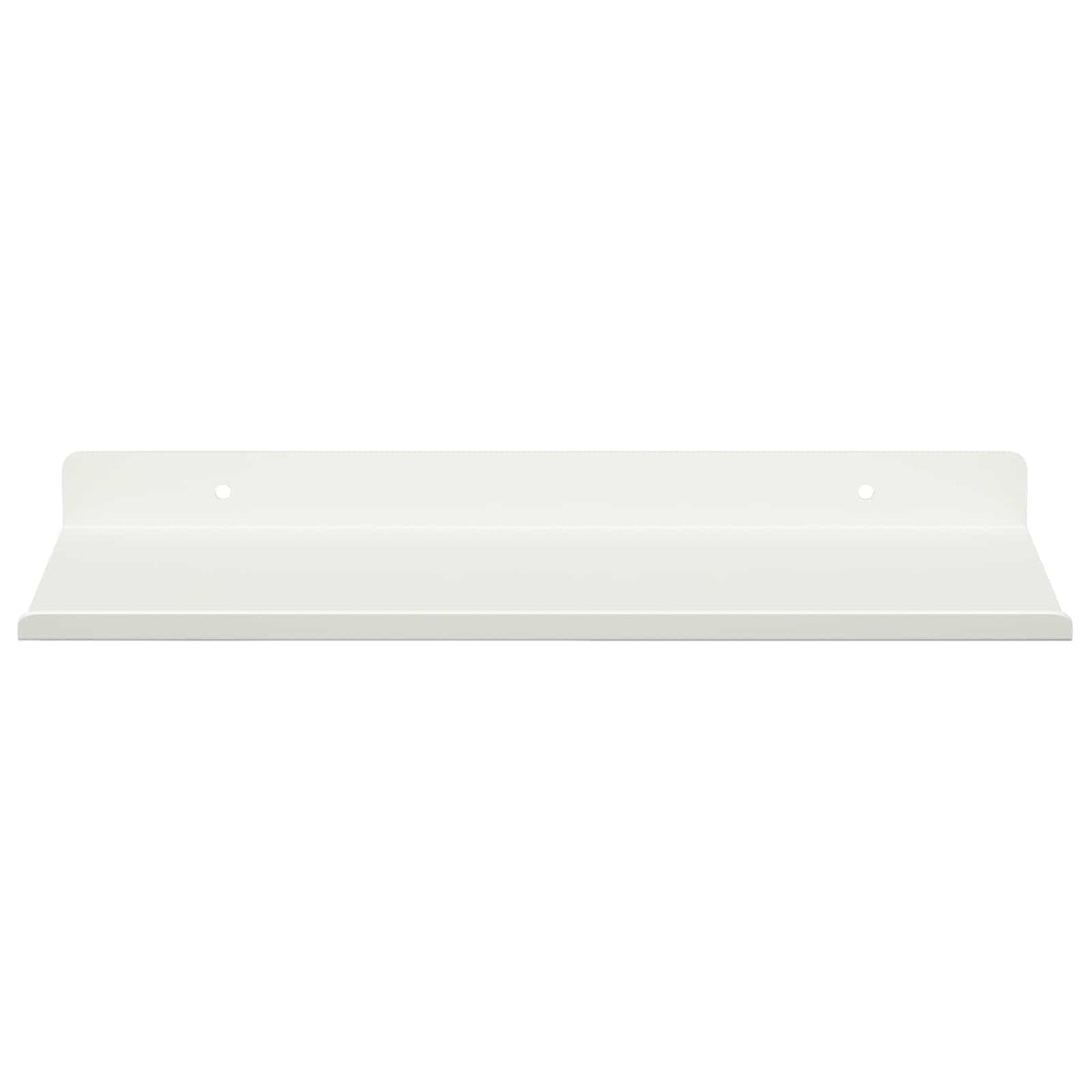 Floating Shelf 2 pcs White 30 x 18 x 2.5 cm Steel