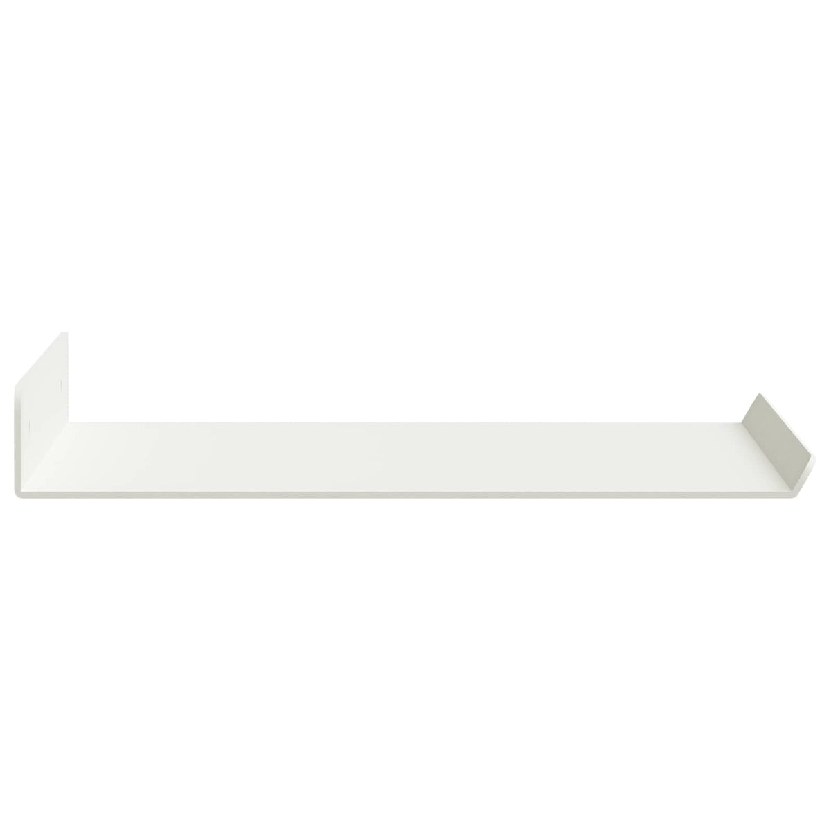Floating Shelf 2 pcs White 30 x 18 x 2.5 cm Steel