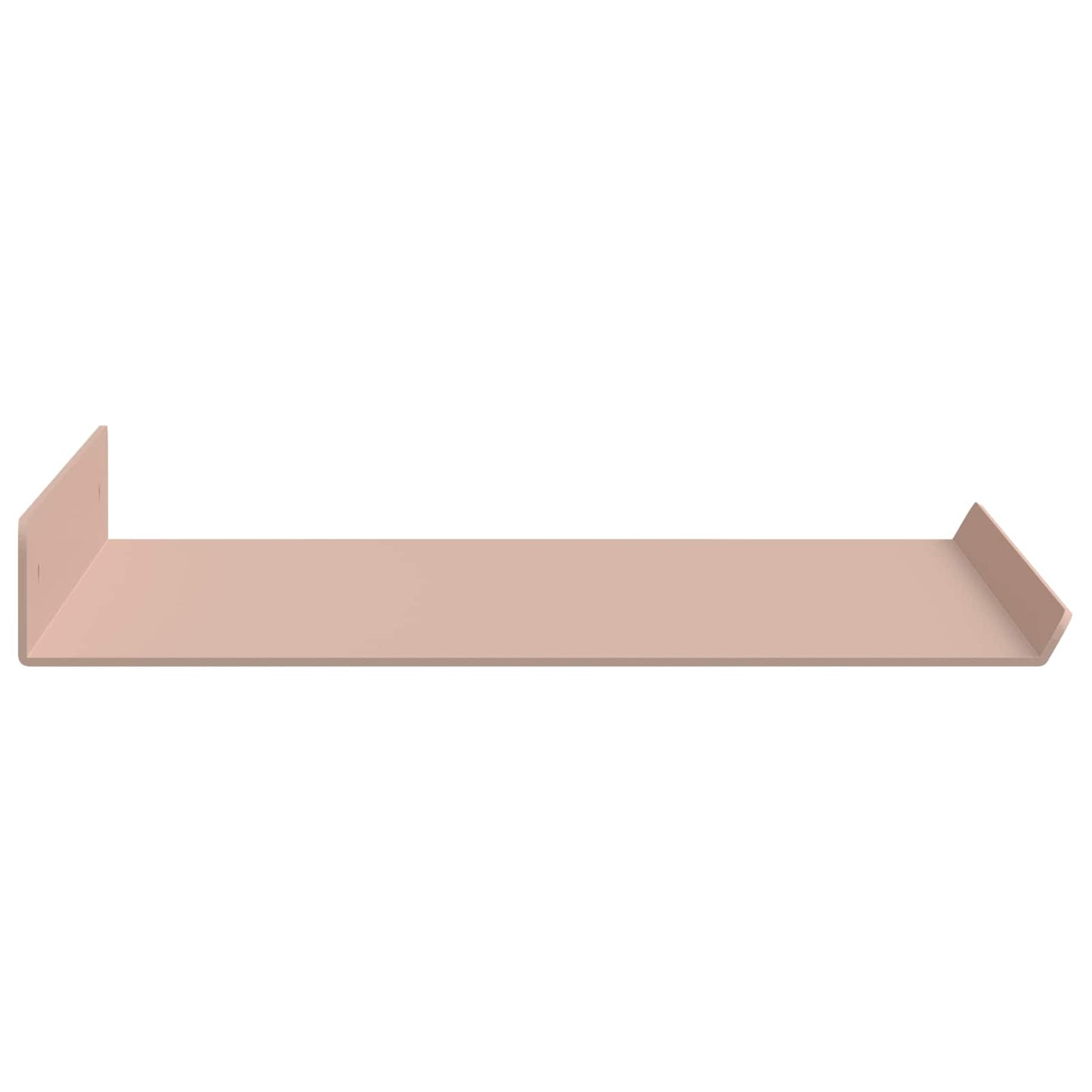 Floating Shelf Wall-mounted 4 pcs Pink 40 x 18 x 2.5 cm Steel