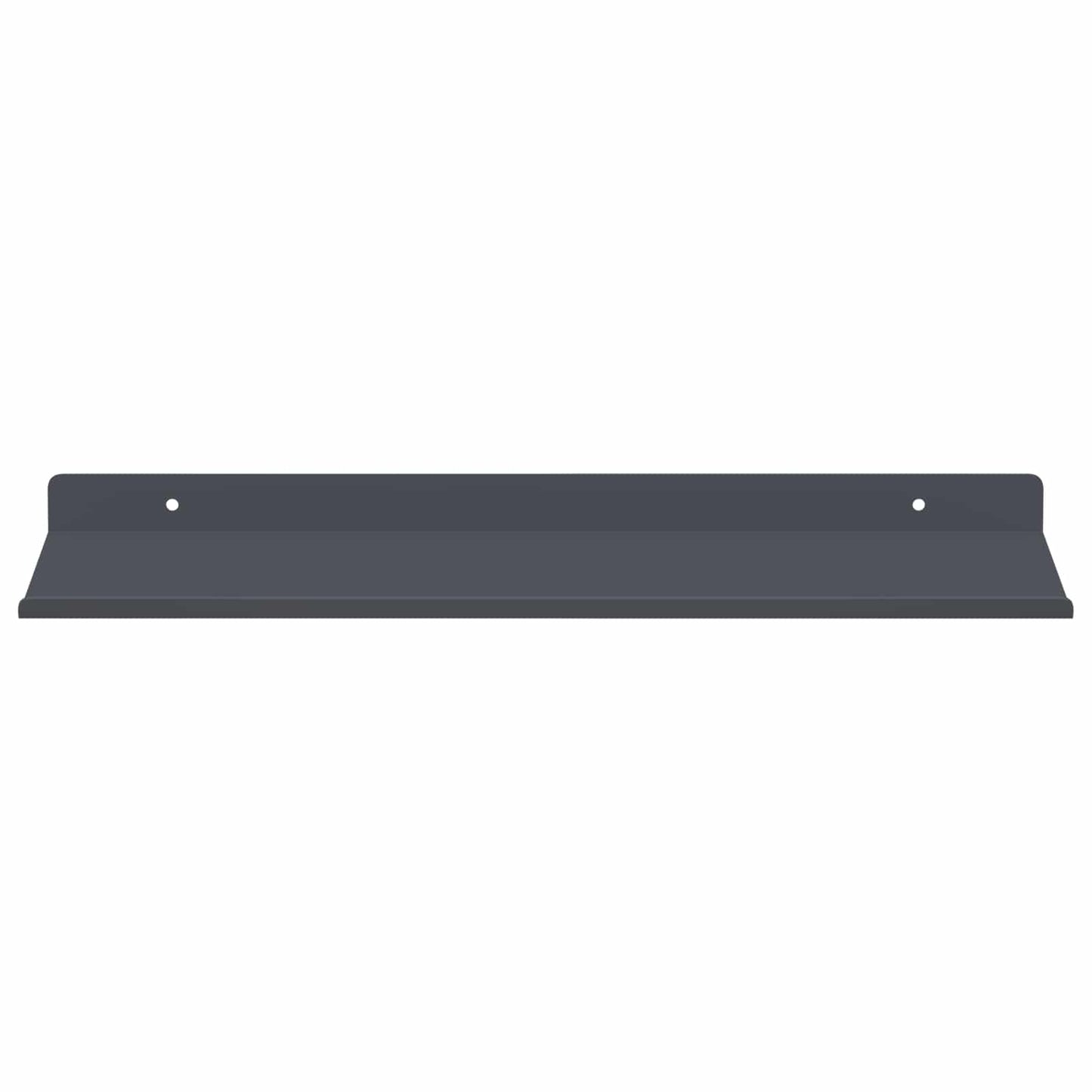 Floating Shelf 2 pcs Anthracite 40 x 18 x 2.5 cm Steel