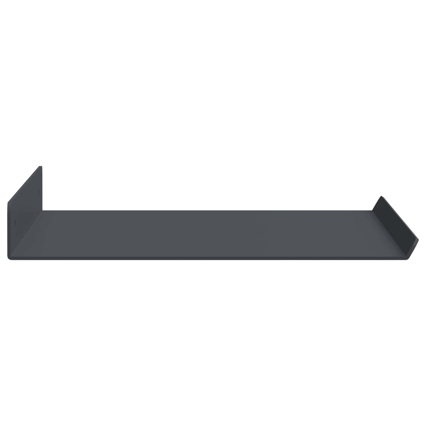 Floating Shelf 2 pcs Anthracite 40 x 18 x 2.5 cm Steel