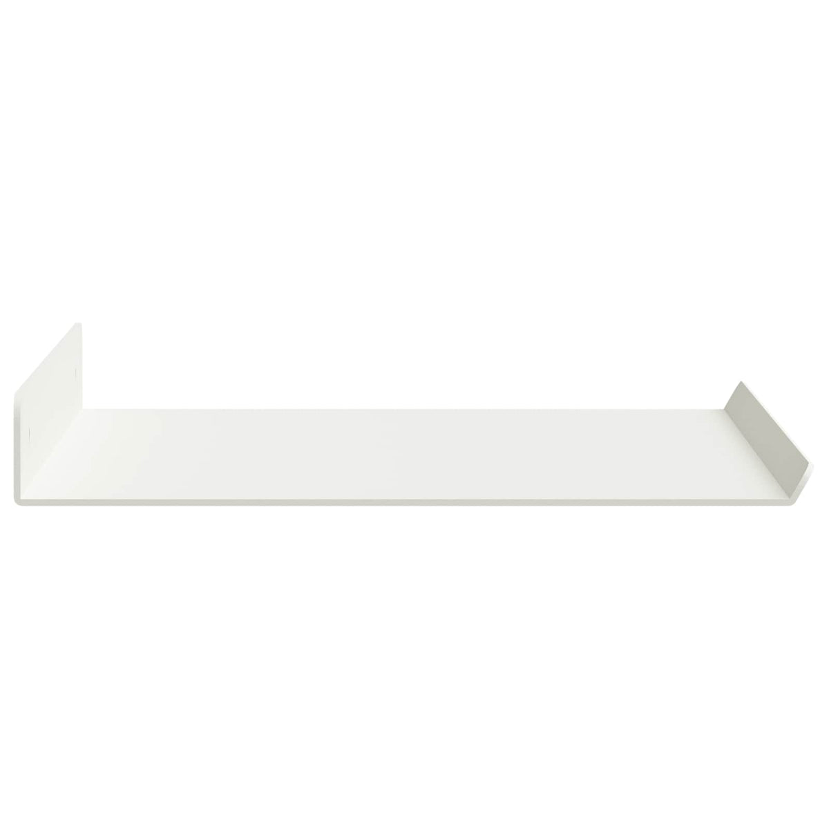 Floating Shelf 2 pcs White 40 x 18 x 2.5 cm Steel