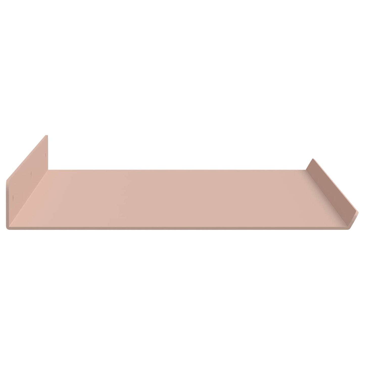 Floating Shelf Wall-mounted 2 pcs Pink 60 x 18 x 2.5 cm Steel