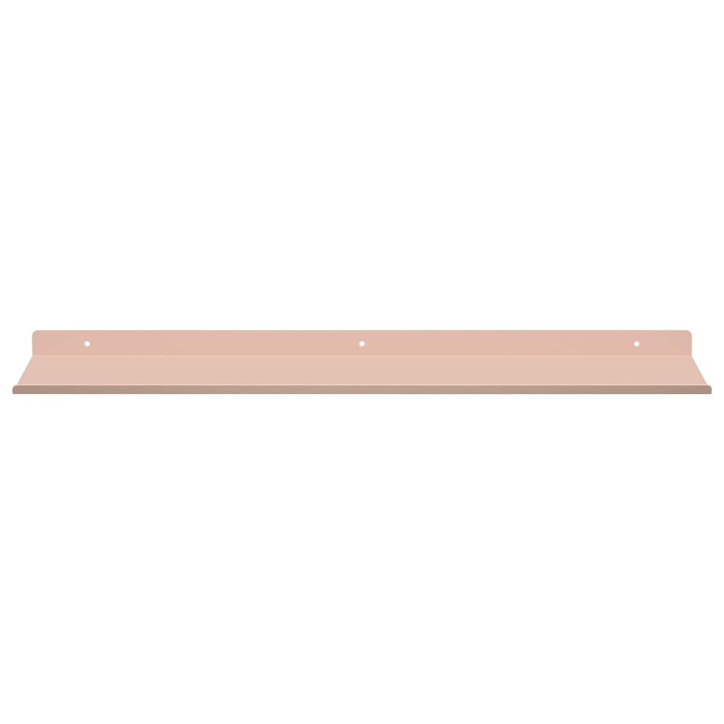 Floating Shelf Wall-mounted 4 pcs Pink 60 x 18 x 2.5 cm Steel